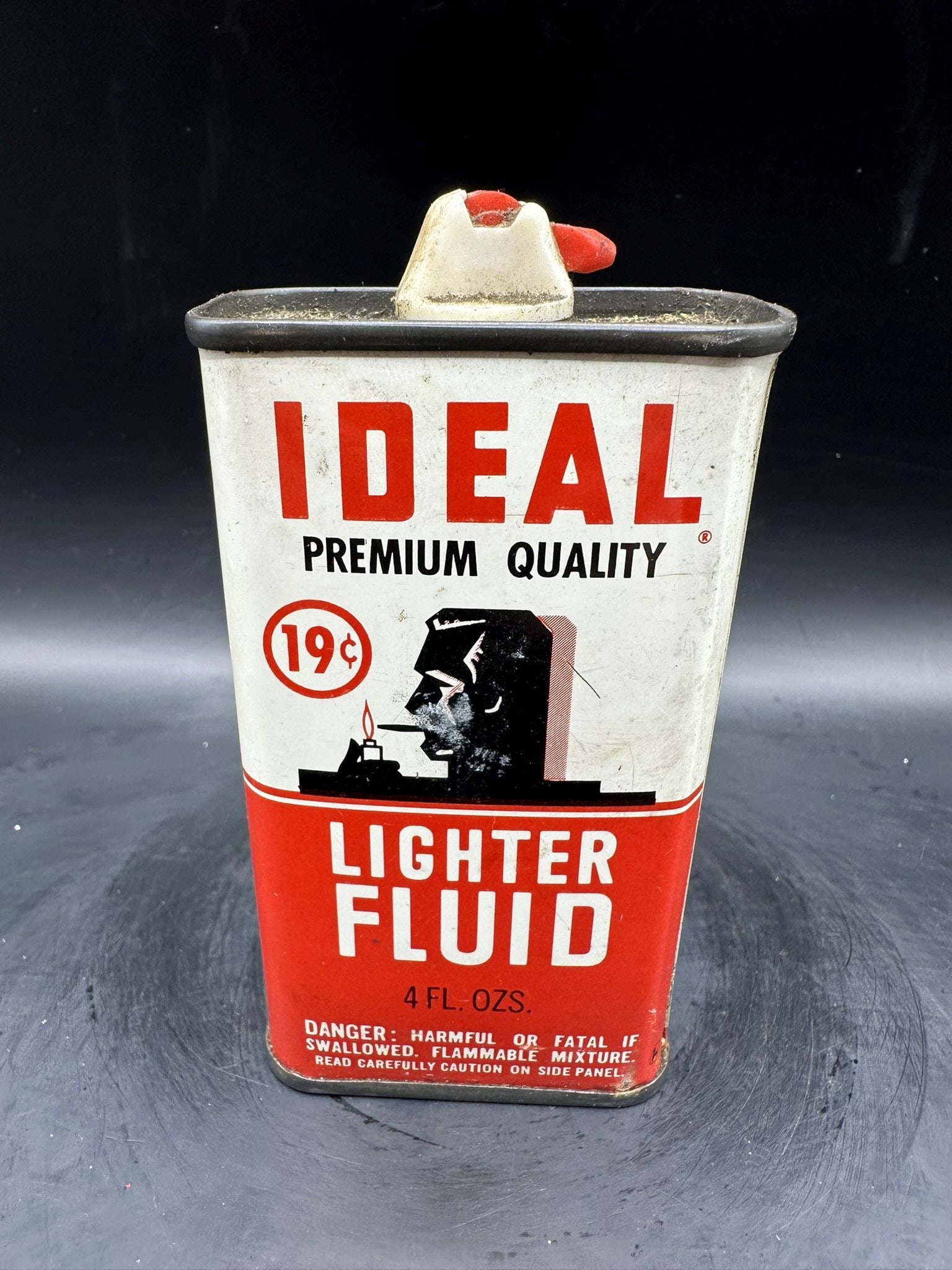 Ideal Lighter Fluid: 19 Cent Pricer, cool graphic