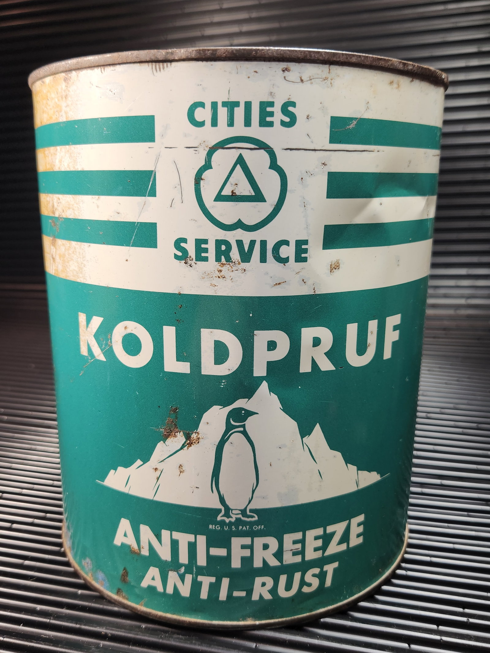 Cities Service Anti-freeze 1 Gallon: Condition as Shown