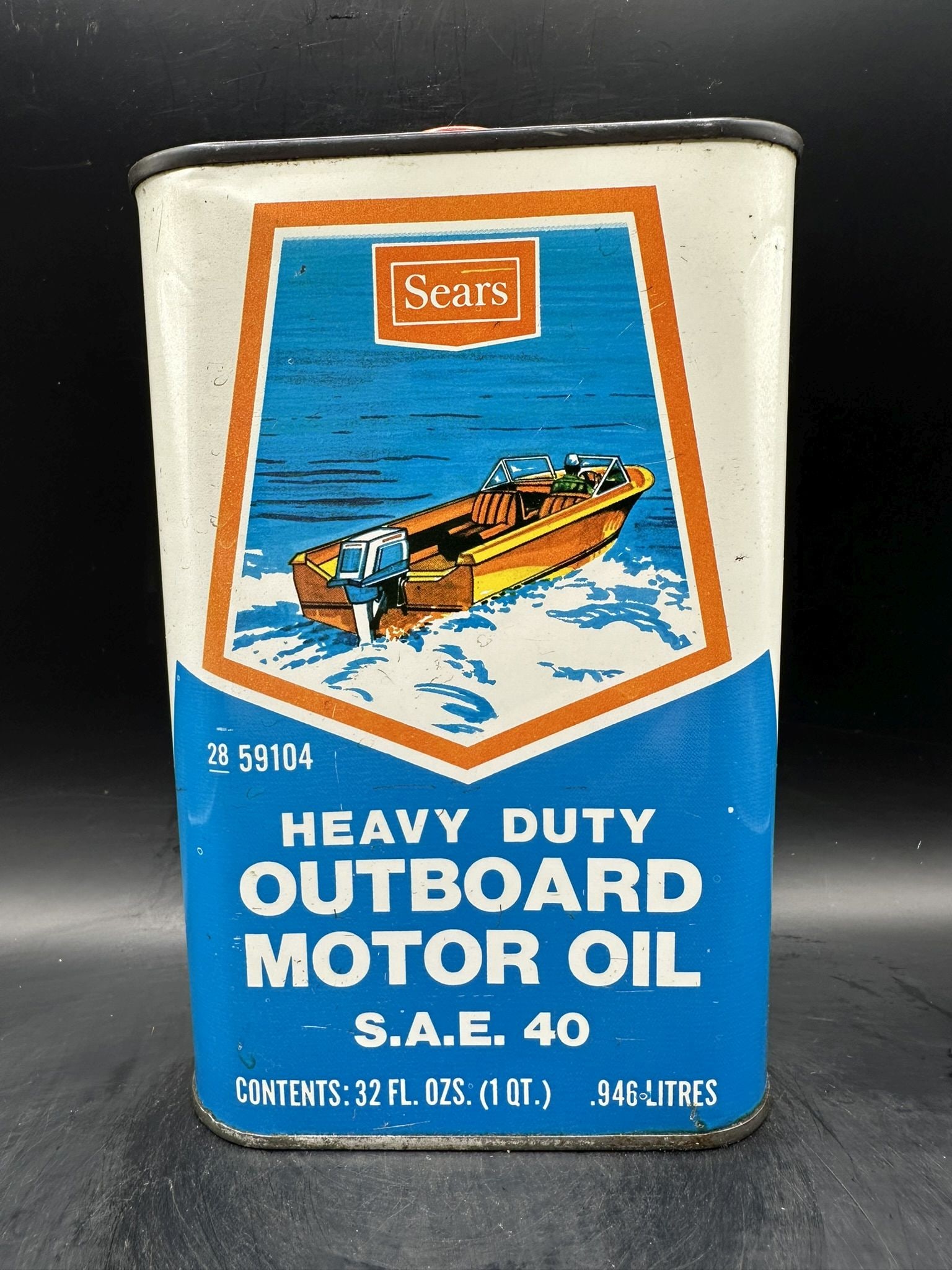 Sears Outboard: Good condition, great color, empty