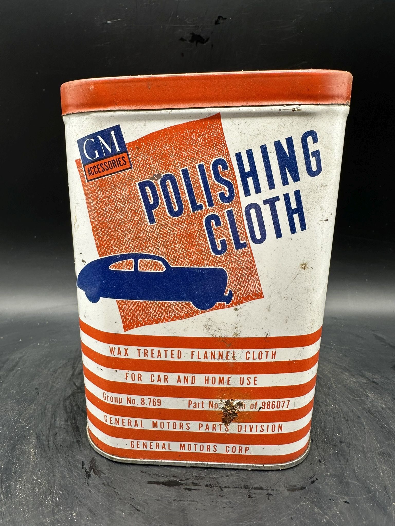 Gm Polish Cloth: Has condition, has cloth, good color