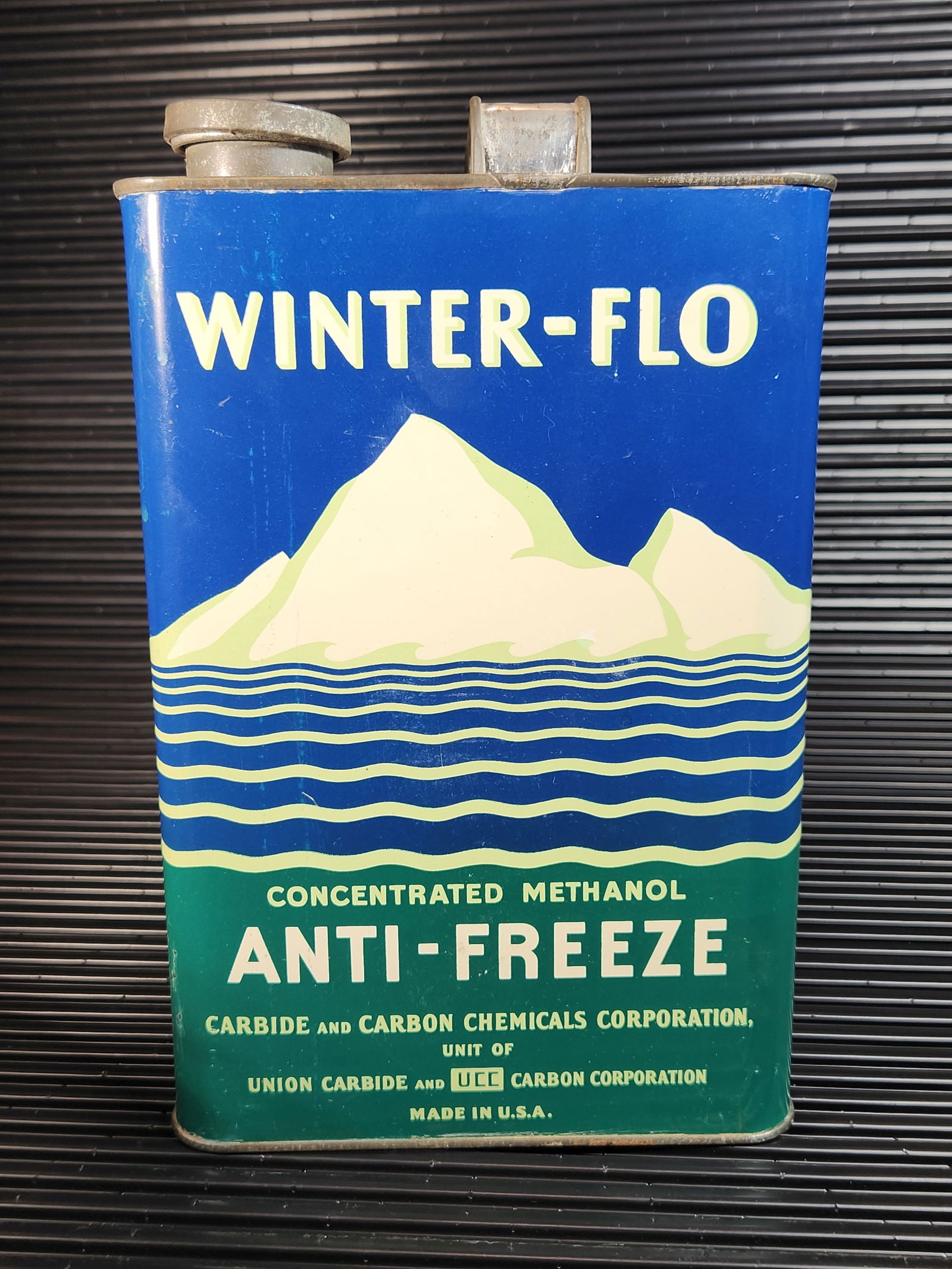 Winter-flo Anti-freeze 1 Gallon: Empty, Condition as Shown
