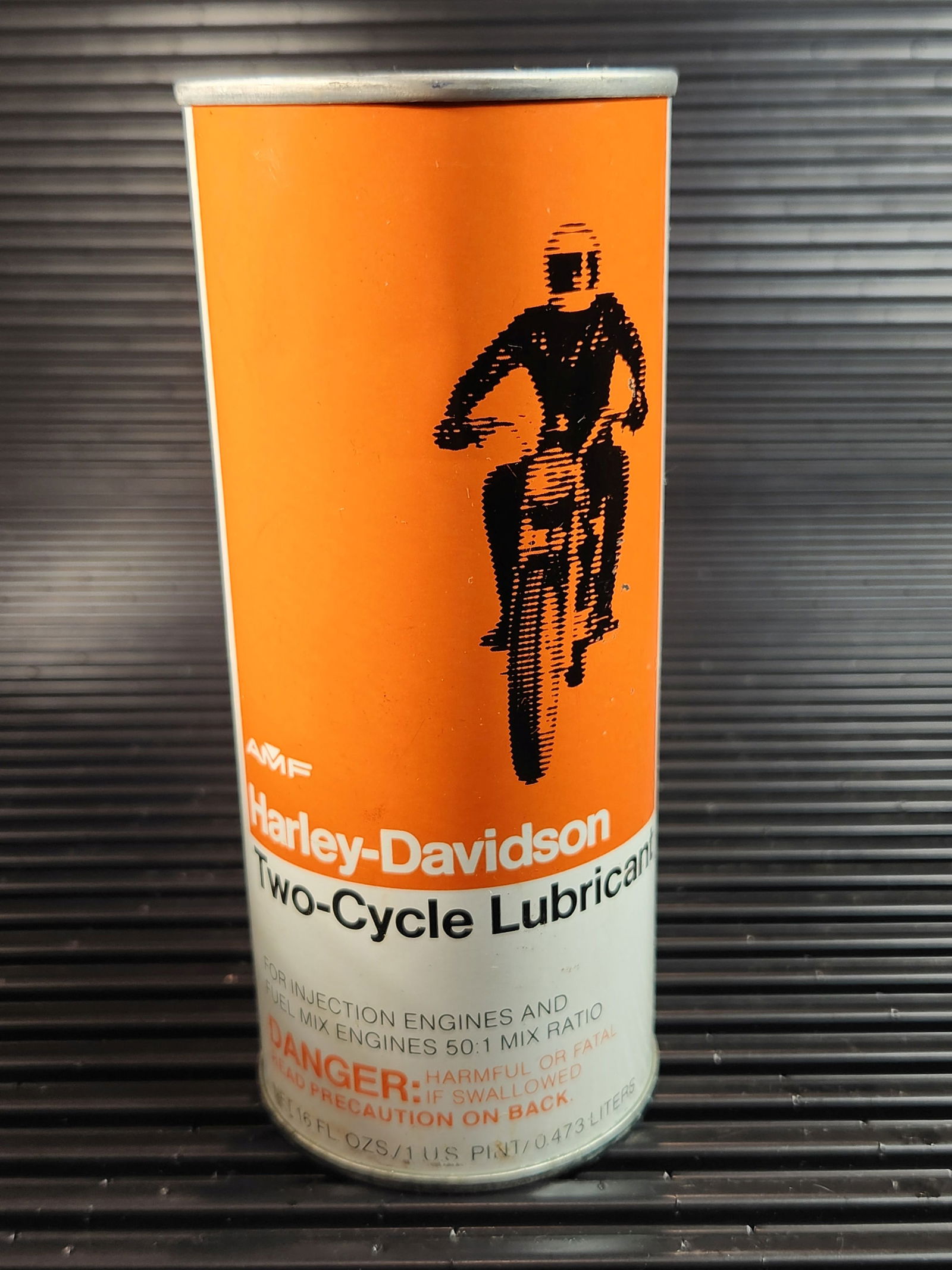 Harley Davidson Two Cycle Lubicant Pt: Empty, Condition as Shown