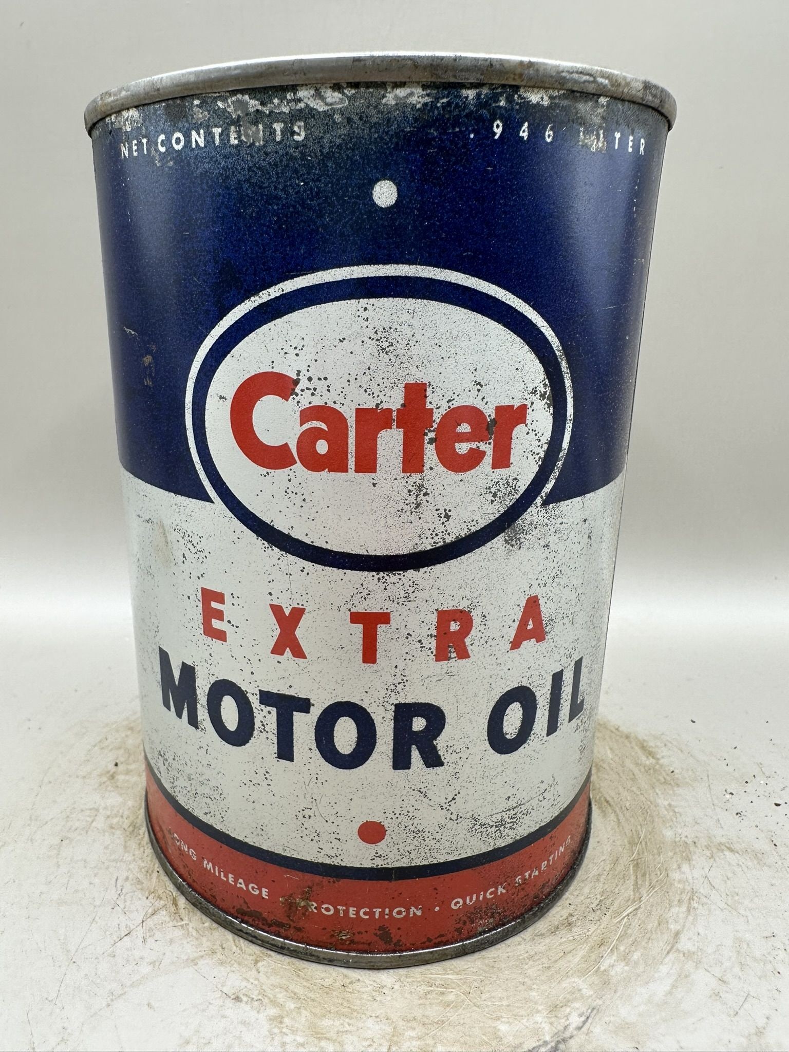 Carter Extra Motor Oil: Condition as shown