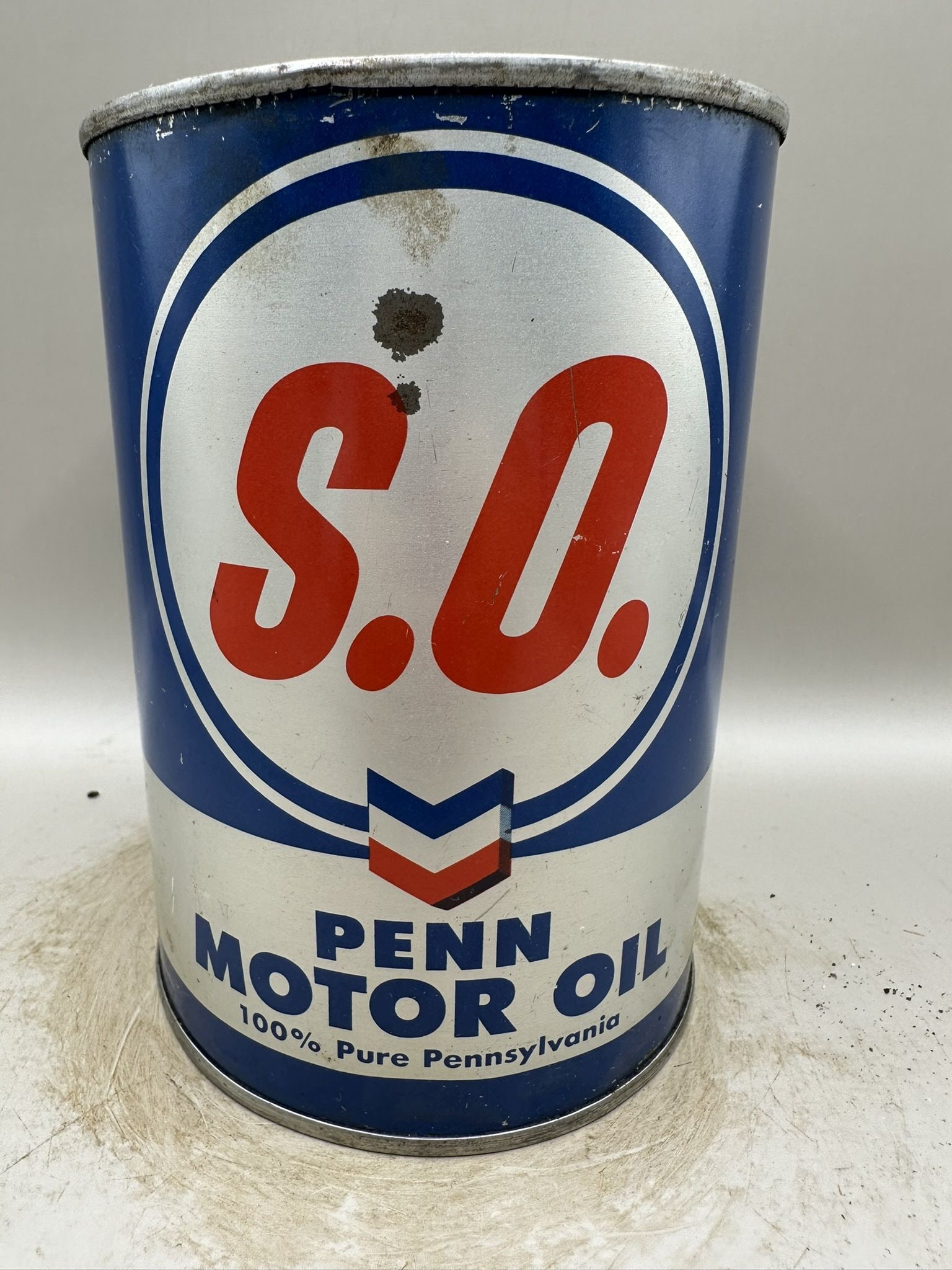 S.O. Penn Motor Oil: Condition as shown