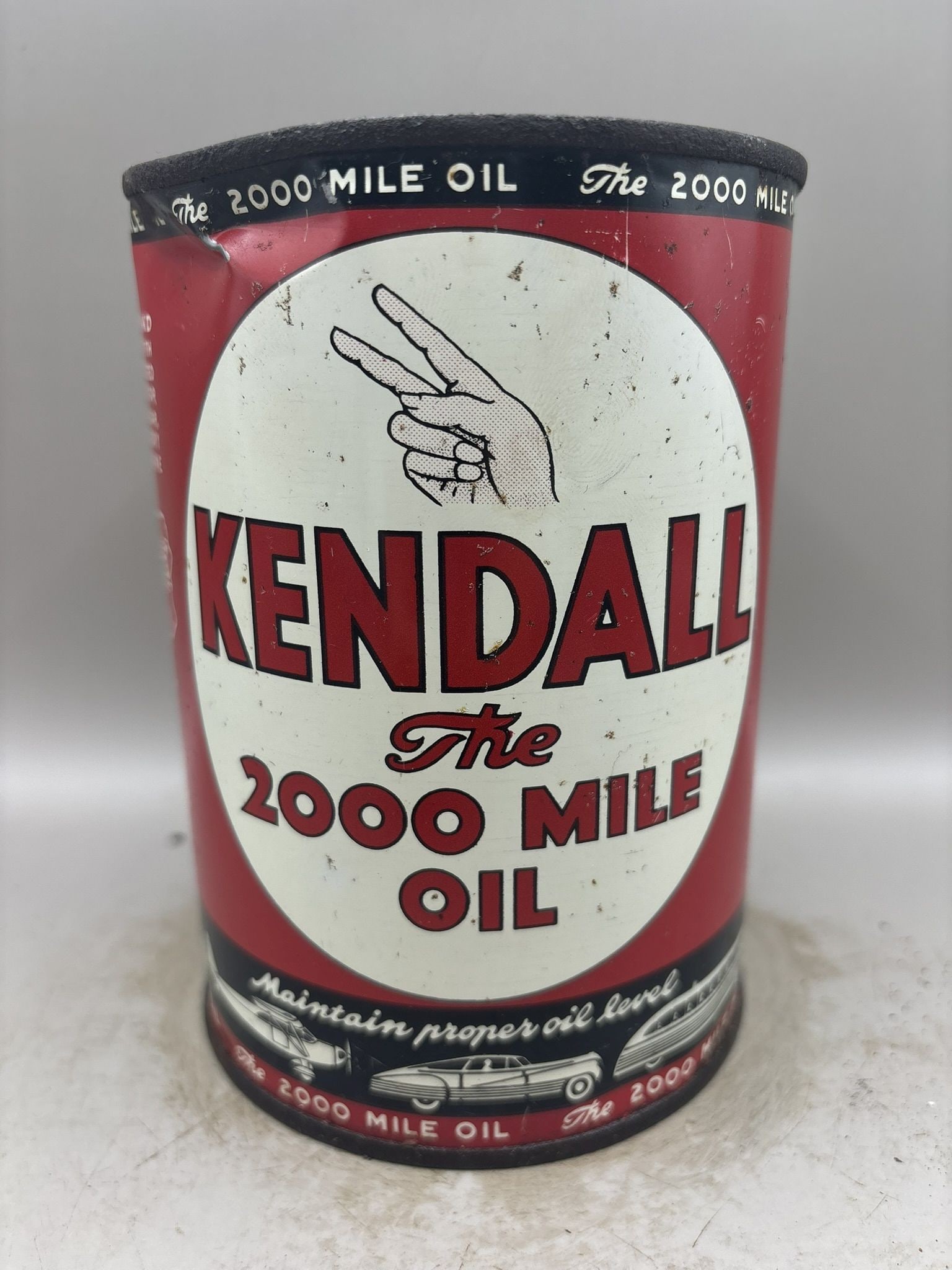 Kendall The 2000 Mile Oil: Condition as shown