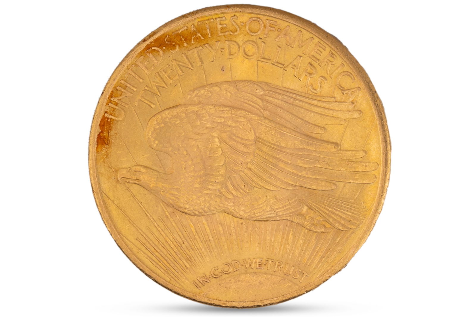A 1924 AMERICAN $20 DOUBLE EAGLE Gold Coin. Weight 33.4g .900 fine, 1 Troy Oz. UNC) (1 of 1)