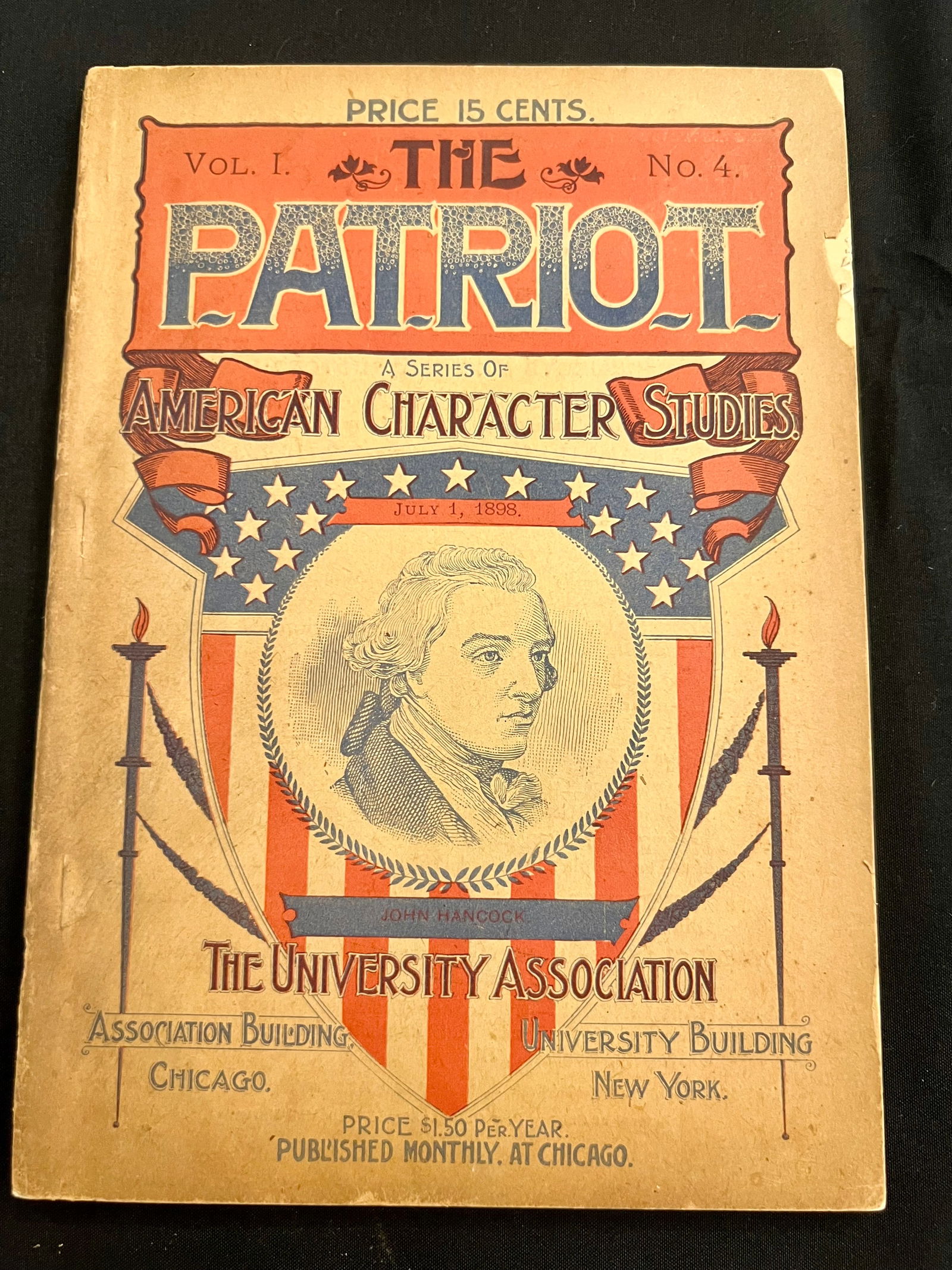 The Patriot: A Series of American Character Studies: John Hancock, Published in 1898 (1 of 4)