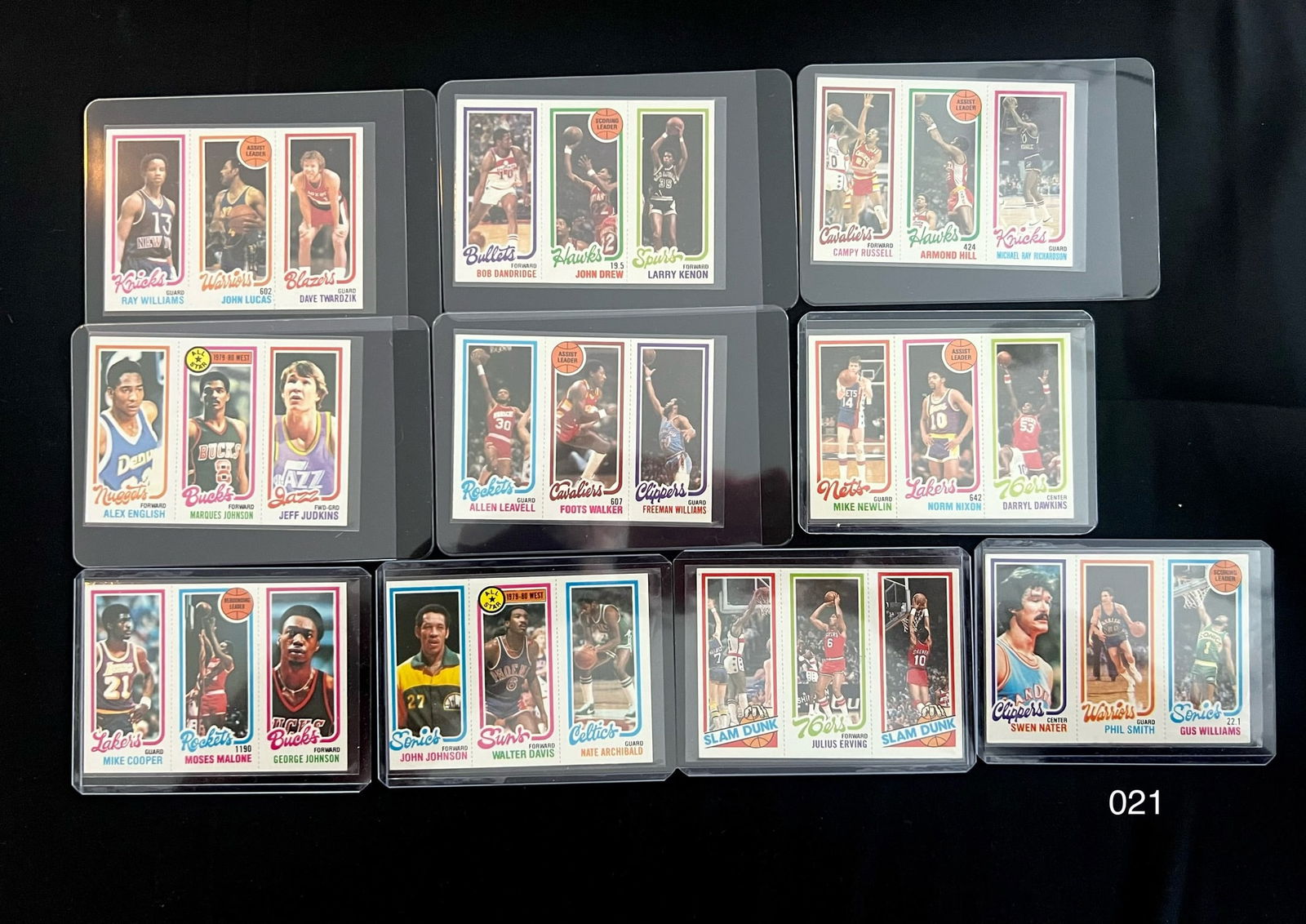Vintage Basketball Card Lot with Julius Erving (1 of 2)