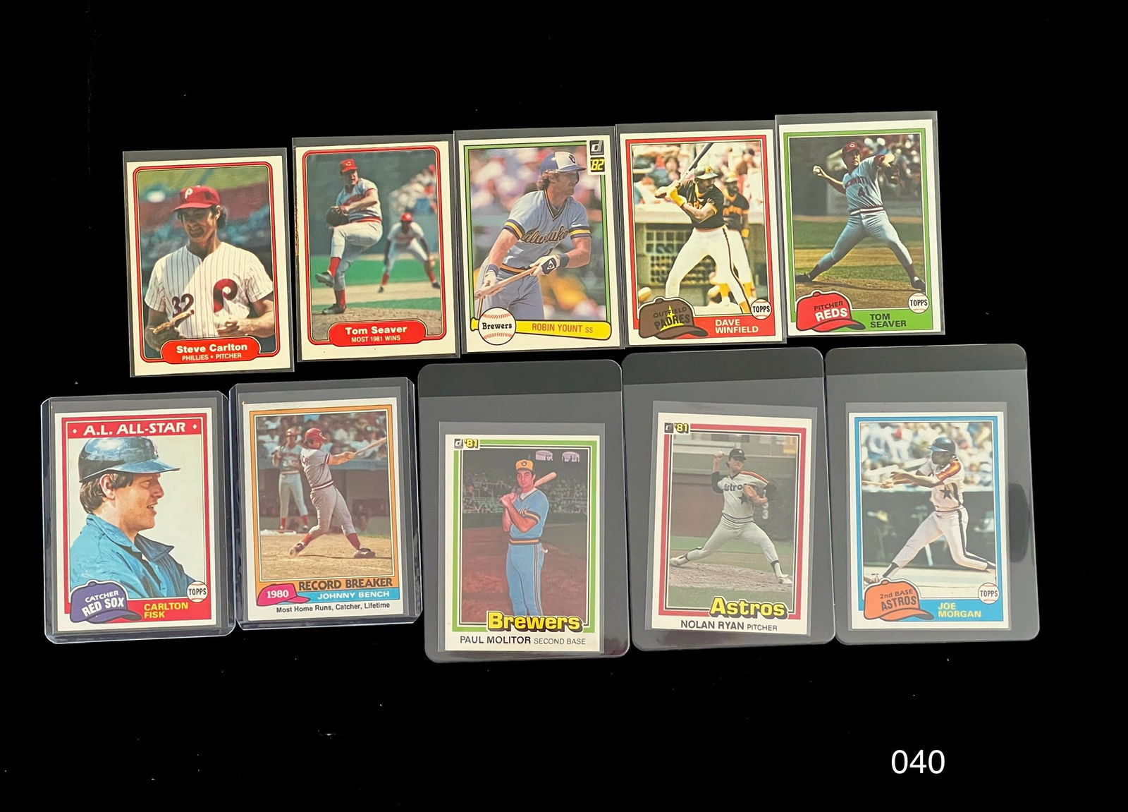 Vintage Baseball Card Lot with Joe Morgan / Nolan Ryan / Tom Seaver (1 of 2)
