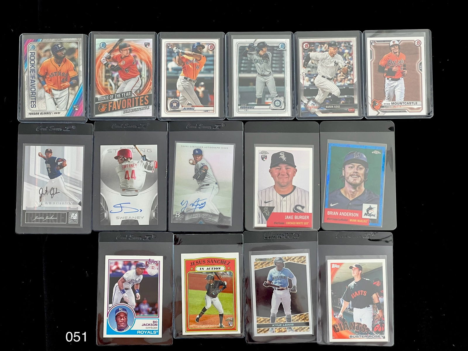Modern Baseball Card Lot with Autos and Rookies including Aaron Judge (1 of 2)