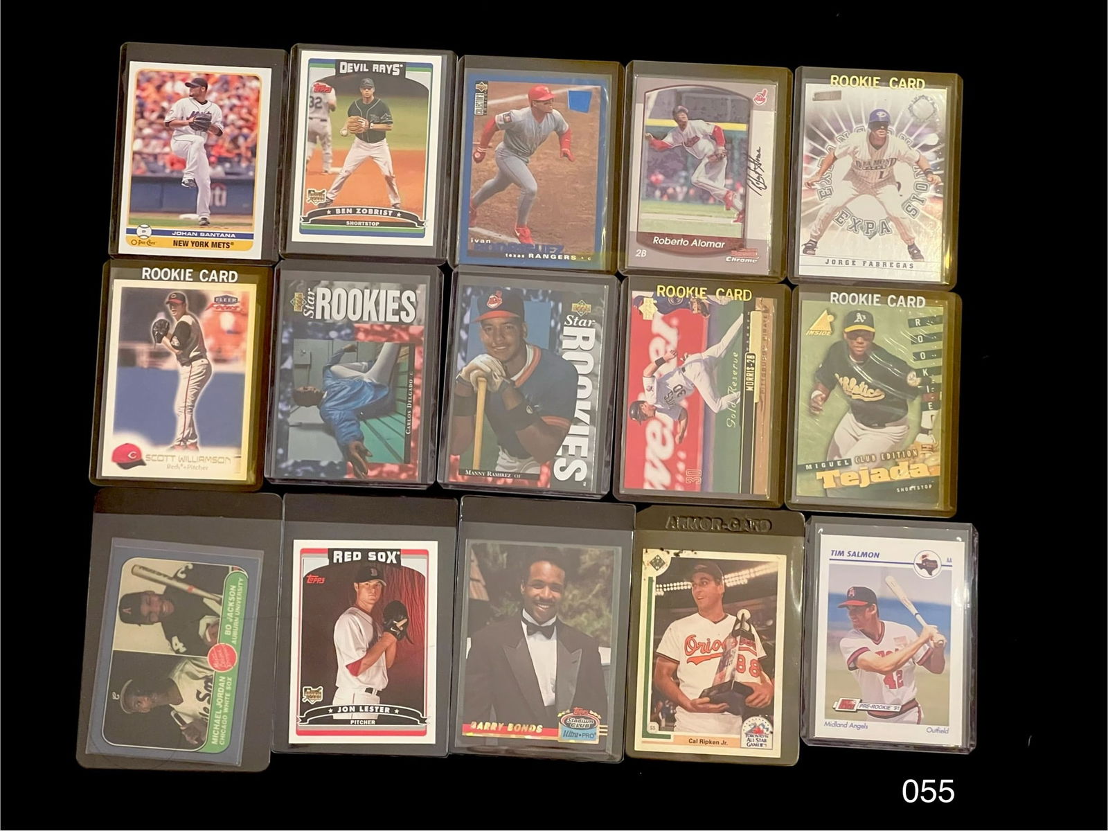 Michael Jordan / Bo Jackson / Barry Bonds 90's Baseball Cards w/ Rookies (1 of 2)