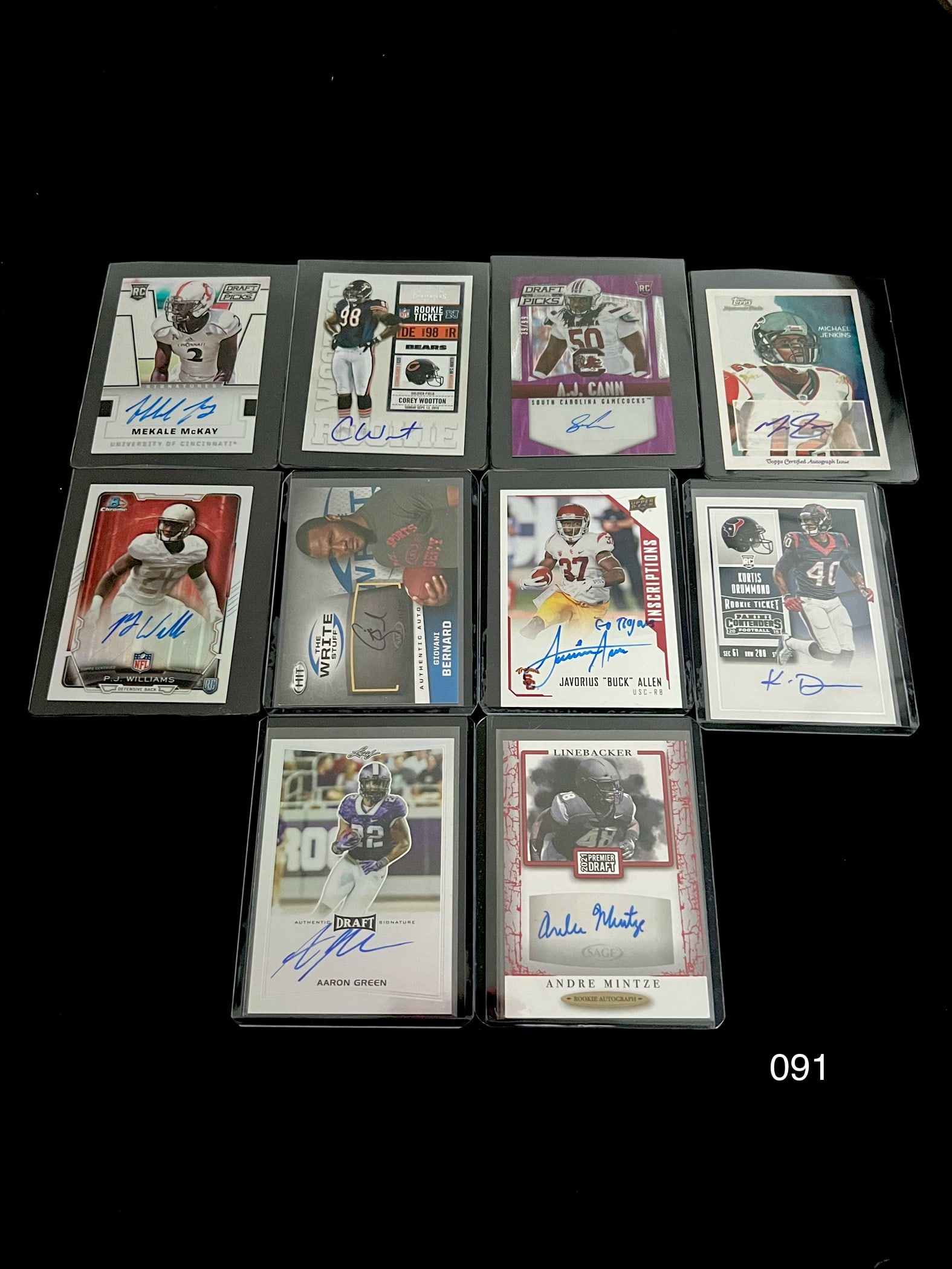 Modern Football Rookie Autographed Lot: Item: Modern Football Rookie Autographed Lot Cole Lector Customer Support Specialists (Click the ASK A QUESTION button beneath our Logo) are available during regular business hours to help with any qu