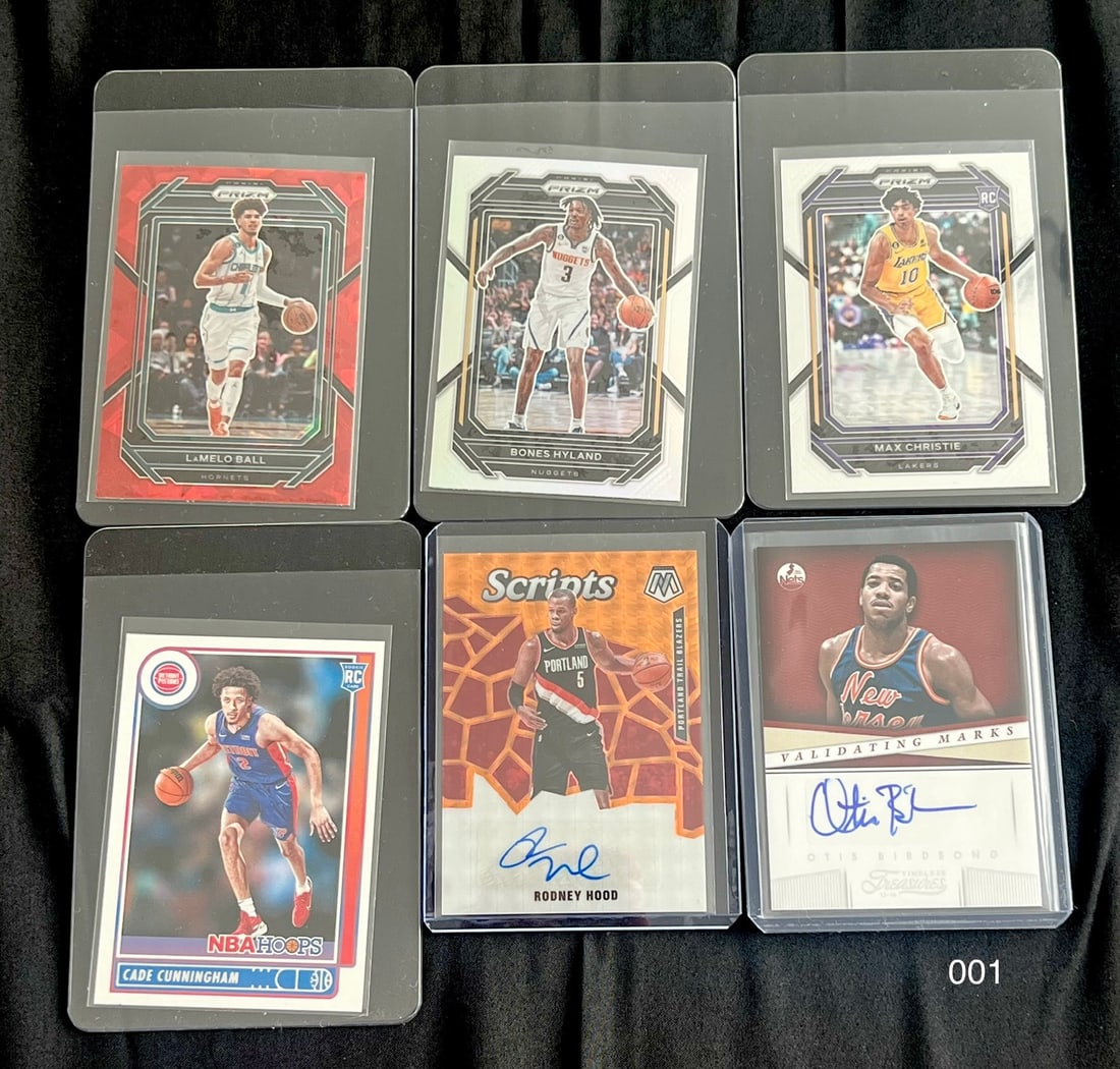Modern Basketball Card Lot including Prizms / Autos / Rookie Cards: Item: Modern Basketball Card Lot including Prizms / Autos / Rookie Cards Please look at the pictures carefully to determine what you believe the condition of collectible is. We are not professional au