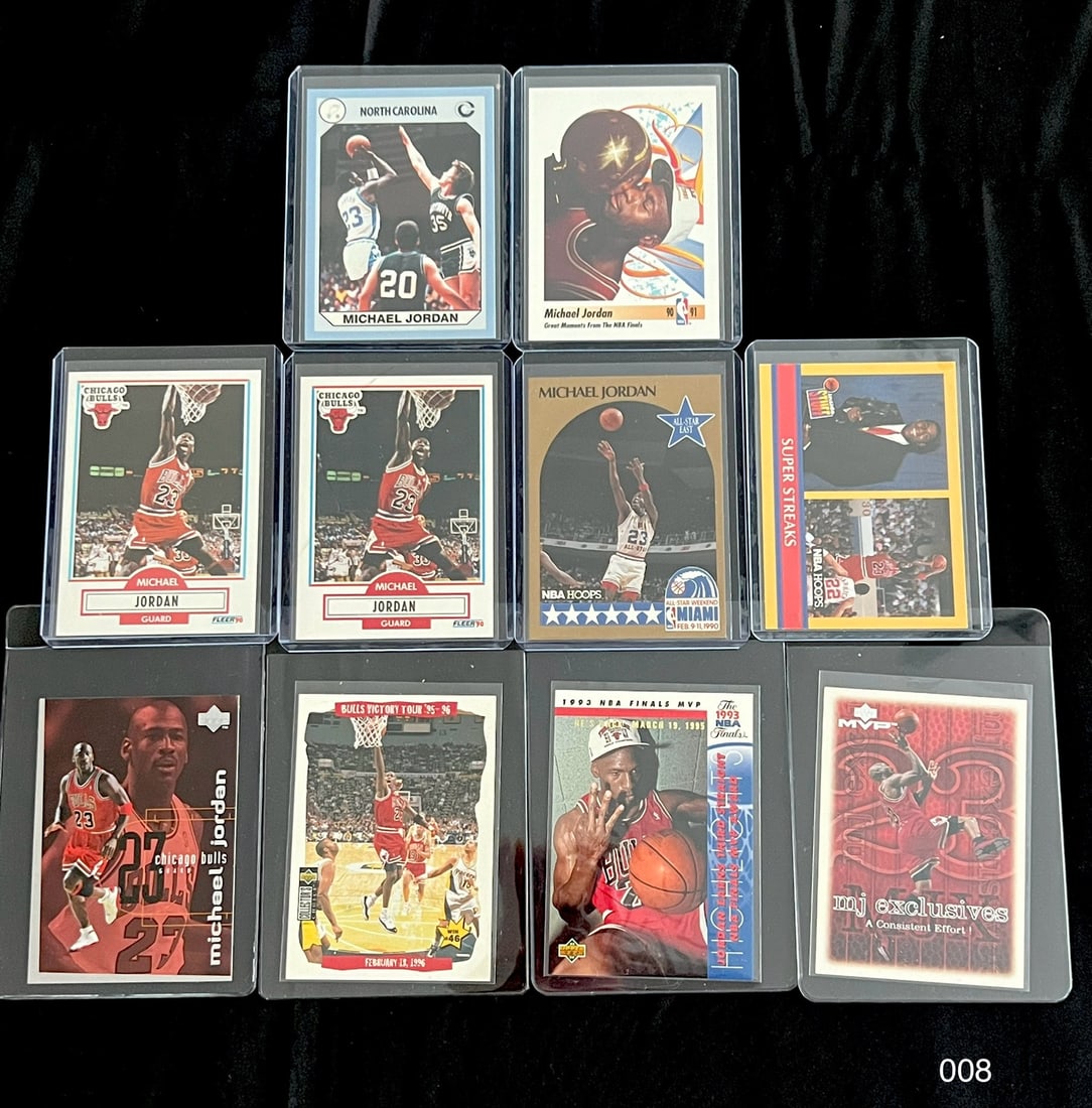 Michael Jordan Basketball Card Lot Chicago Bulls 80s and 90s (1 of 2)