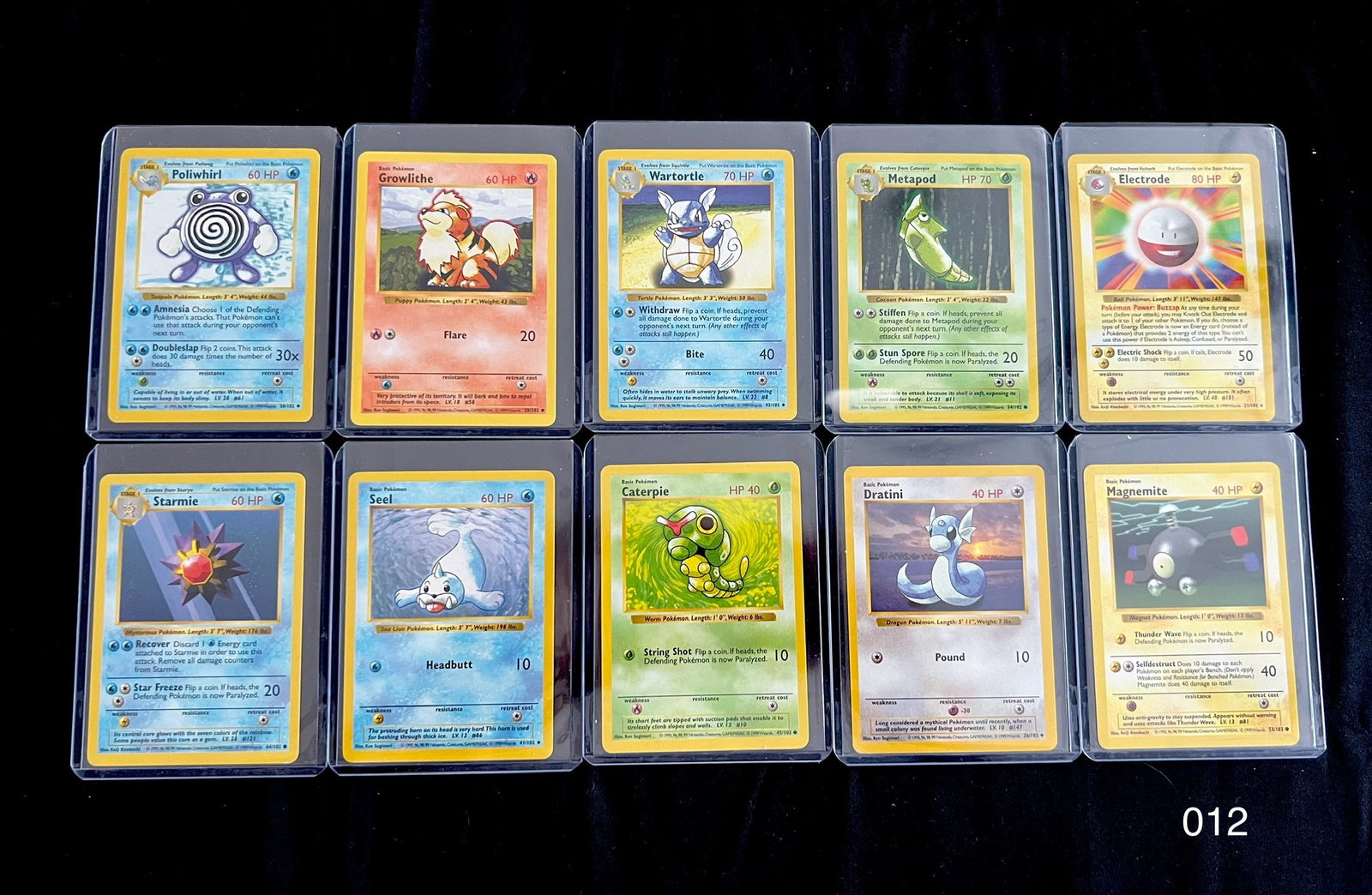Vintage Pokémon Lot Early Years with Rare: Item: Vintage Pokémon Lot Early Years with Rare Please look at the pictures carefully to determine what you believe the condition of collectible is. We are not professional authenticators, and the co
