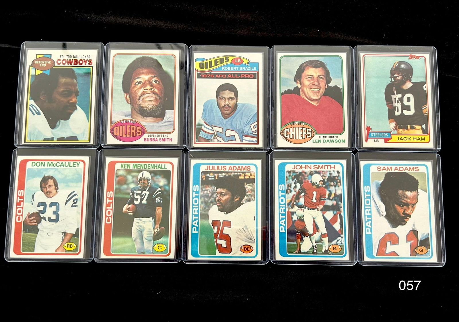 Vintage Football Card Lot with Bubba Smith / Len Dawson / Jack Ham (1 of 2)