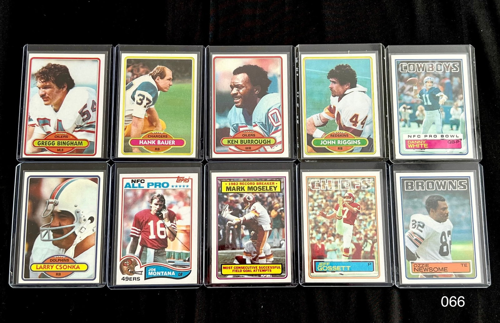 Vintage Football Card Lot with John Riggins / Joe Montana / Larry Csonka: Item: Vintage Football Card Lot with John Riggins / Joe Montana / Larry Csonka Please look at the pictures carefully to determine what you believe the condition of collectible is. We are not professio