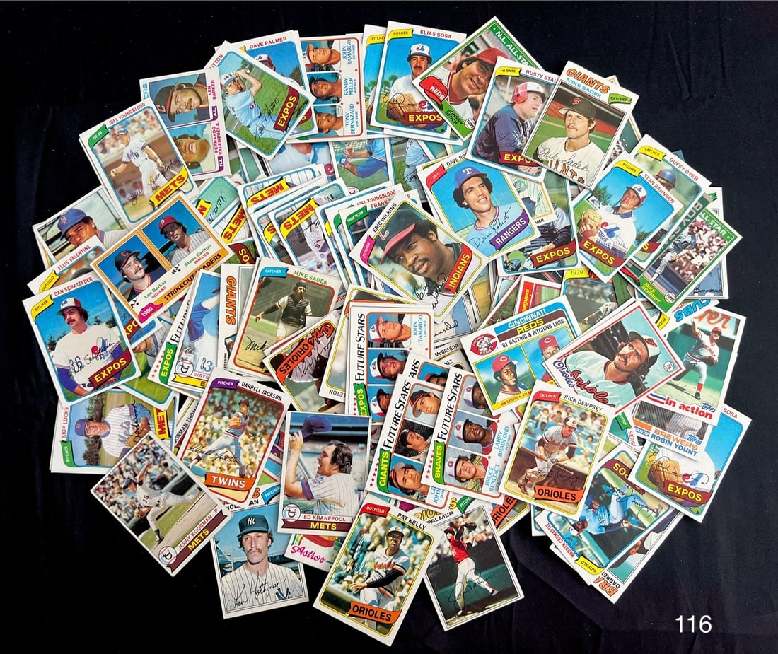 Vintage Unsearched Sports and Trading Card Lot from Private Collection: Item: Vintage Unsearched Sports and Trading Card Lot from Private Collection Please look at the pictures carefully to determine what you believe the condition of collectible is. We are not professiona