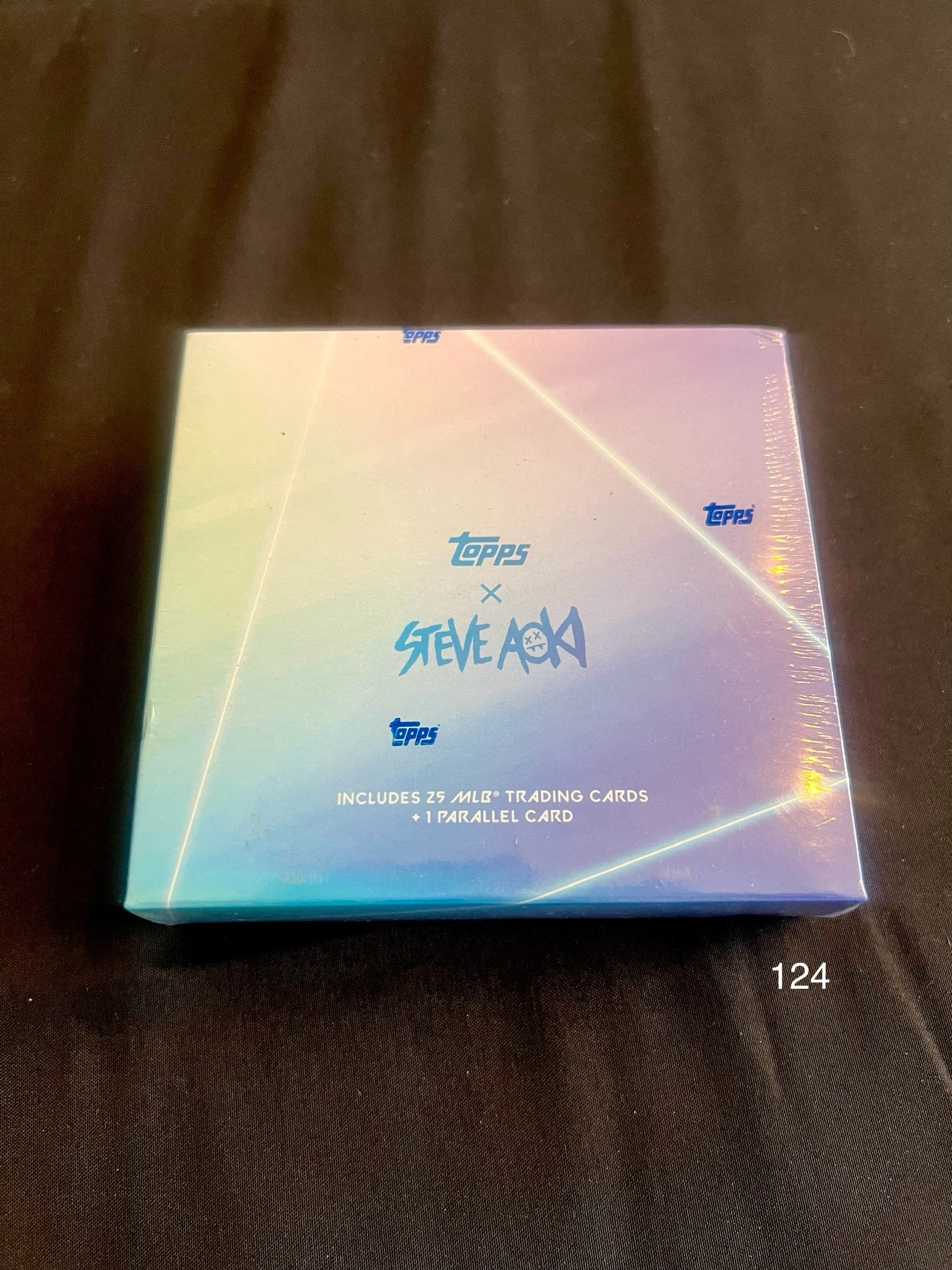 Topps Unopened Factory Sealed Box of Steve Aoki w/ Parallel Card: Item: Topps Unopened Factory Sealed Box of Steve Aoki w/ Parallel Card Please look at the pictures carefully to determine what you believe the condition of collectible is. We are not professional auth