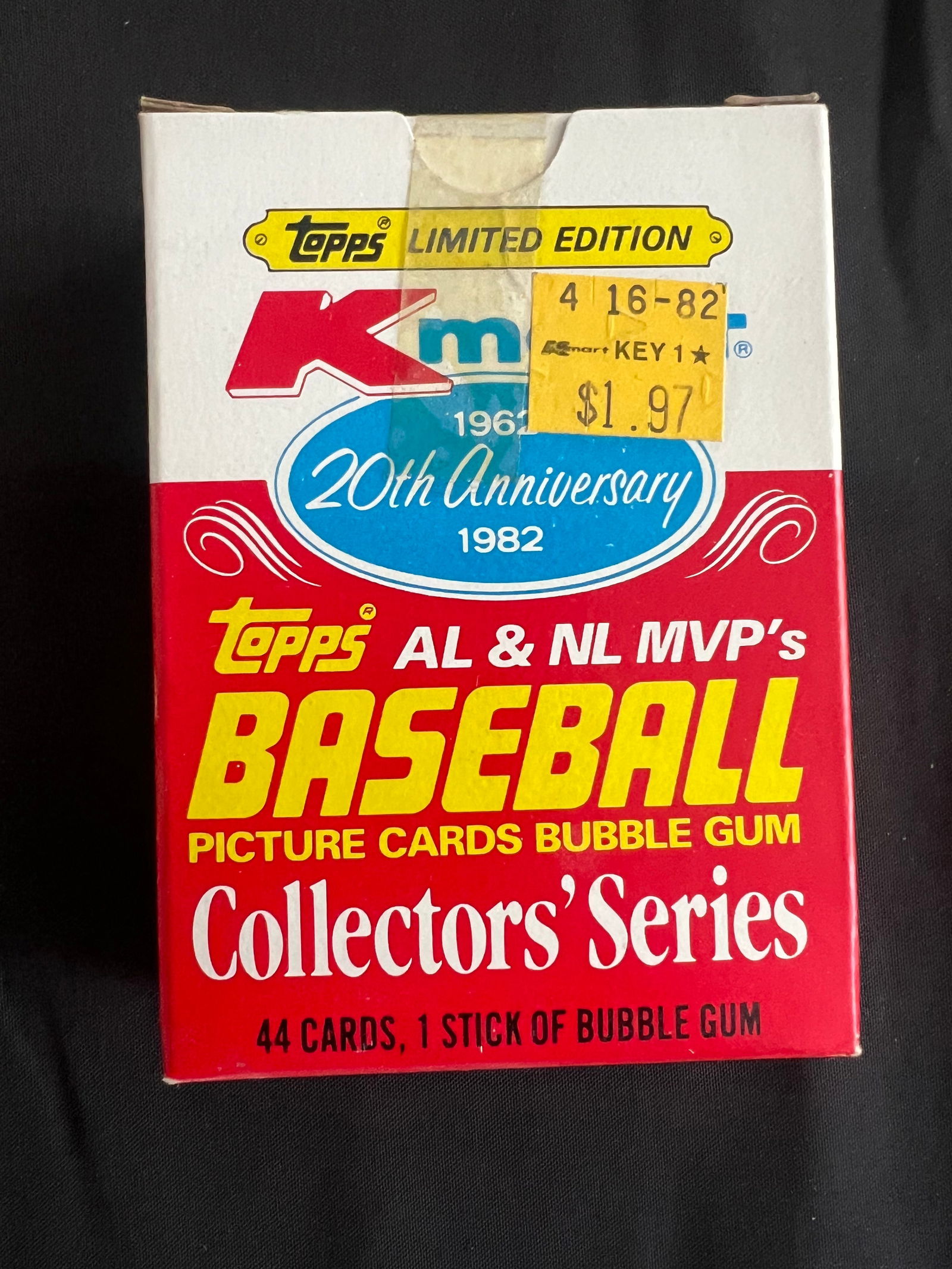 1982 Topps Kmart Sealed Box with Mickey Mantle / Willie Mays and More (1 of 3)