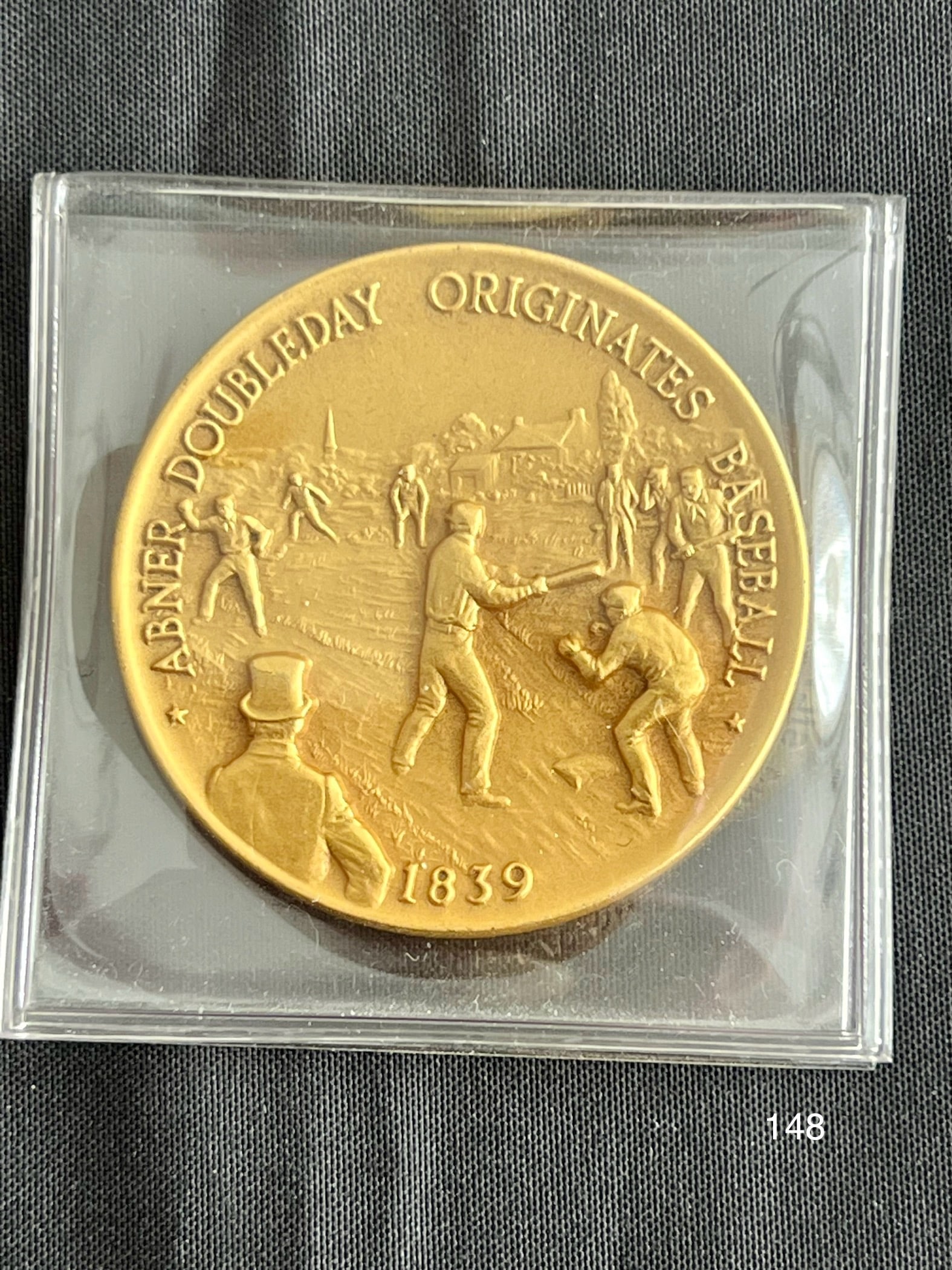 Abner Doubleday Baseball Coin 1839 (1 of 2)