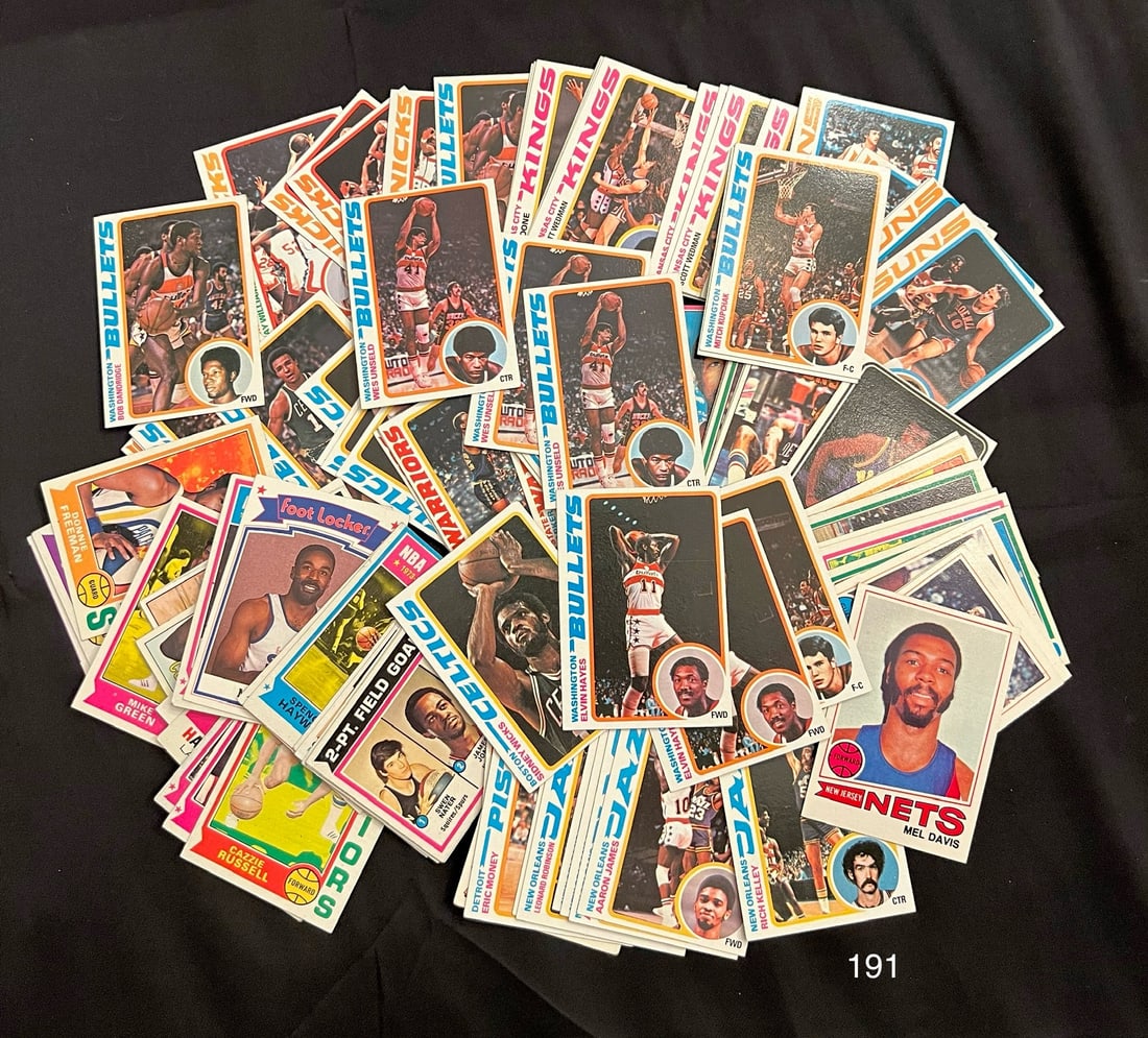 Vintage Unsearched Basketball Card Lot from Private Collection: Item: Vintage Unsearched Basketball Card Lot from Private Collection Please look at the pictures carefully to determine what you believe the condition of collectible is. We are not professional authen