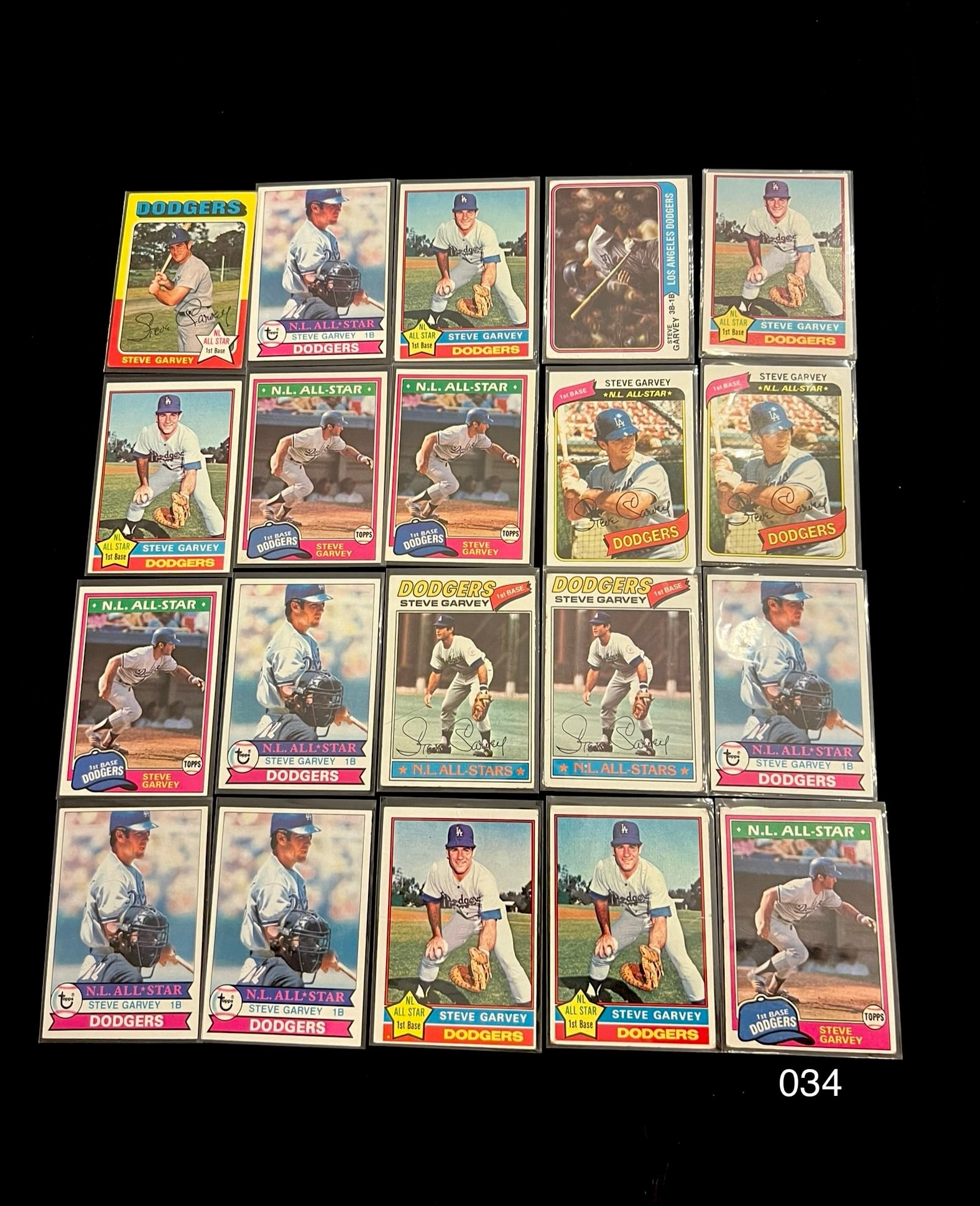Steve Garvey Vintage Baseball Card Lot. 10 x All-Star / World Series Champion / 2 x MVP / Dodgers /: Item: Steve Garvey Vintage Baseball Card Lot. 10 x All-Star / World Series Champion / 2 x MVP / Dodgers / Padres Please look at the pictures carefully to determine what you believe the condition of th