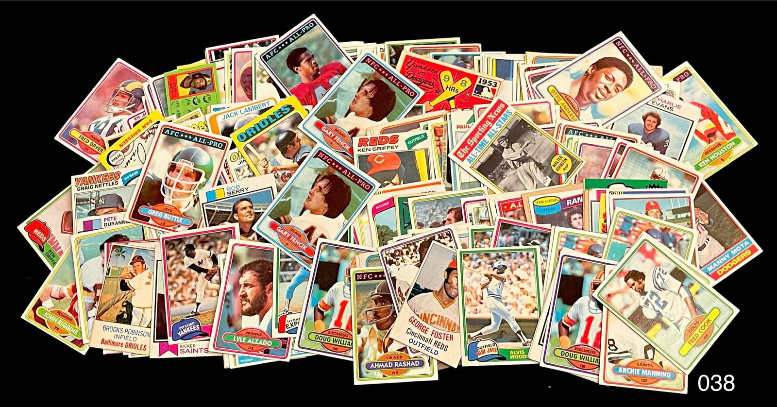 Vintage Unsearched Sports Card Lot from a Private Collection: Item: Vintage Unsearched Sports Card Lot from a Private Collection Please look at the pictures carefully to determine what you believe the condition of this collectible is. We are not professional aut