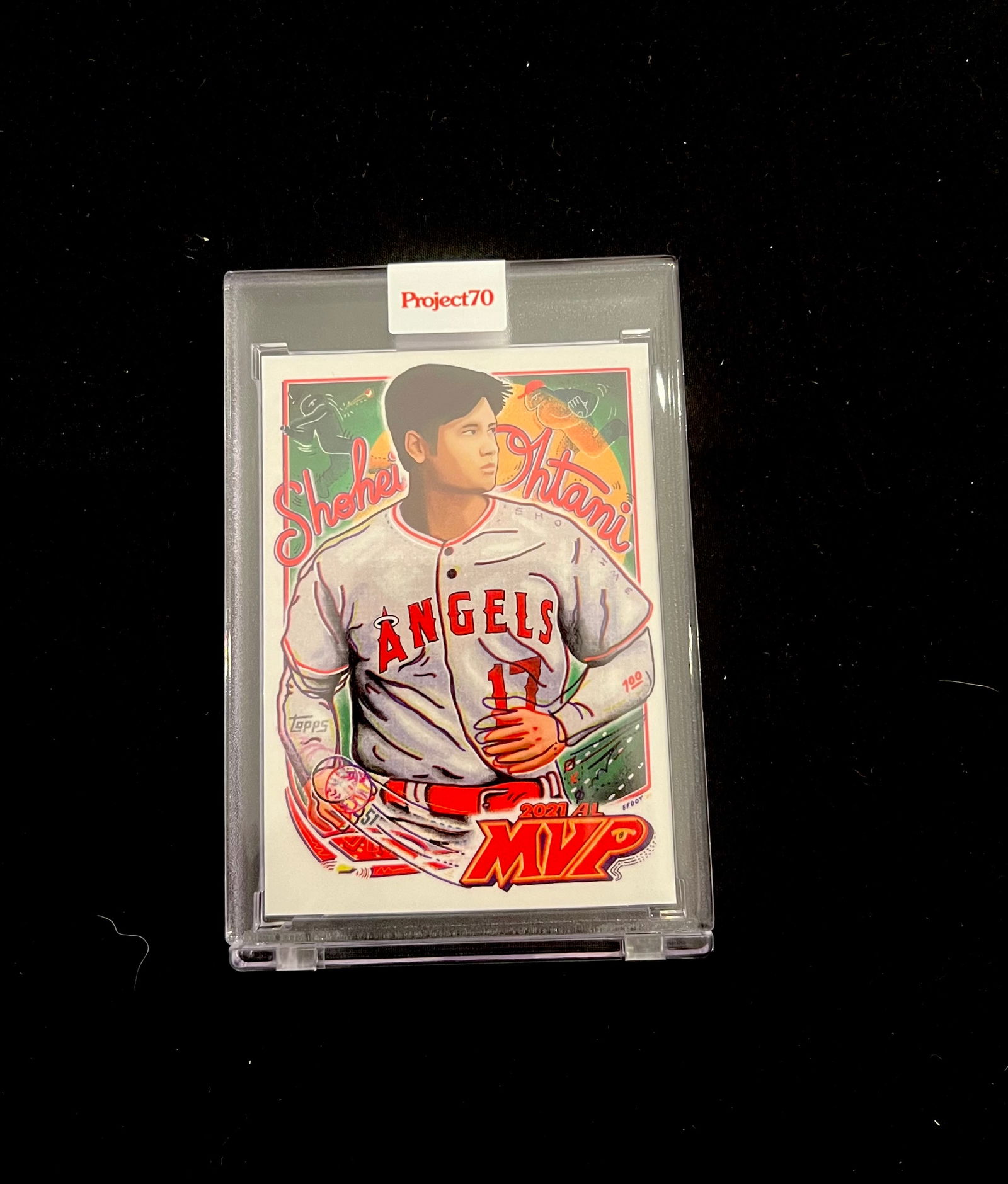 Shohei Ohtani Topps Project70 Card Sealed - by Efdot Limited Edition (1 of 3)