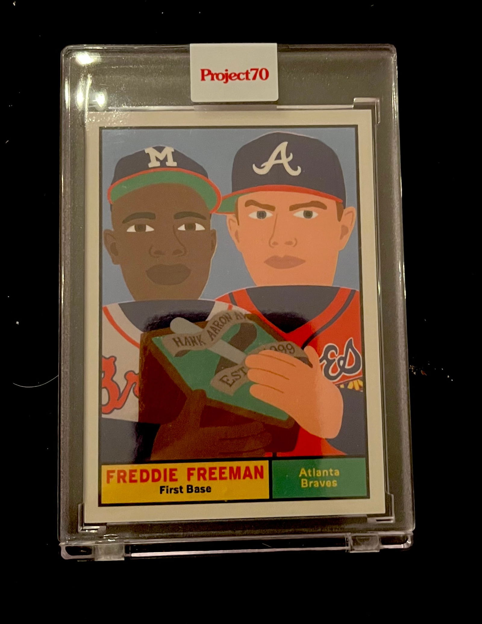 Freddie Freeman Topps Project70 Card Sealed - by Keith Shore Limited Edition (1 of 3)