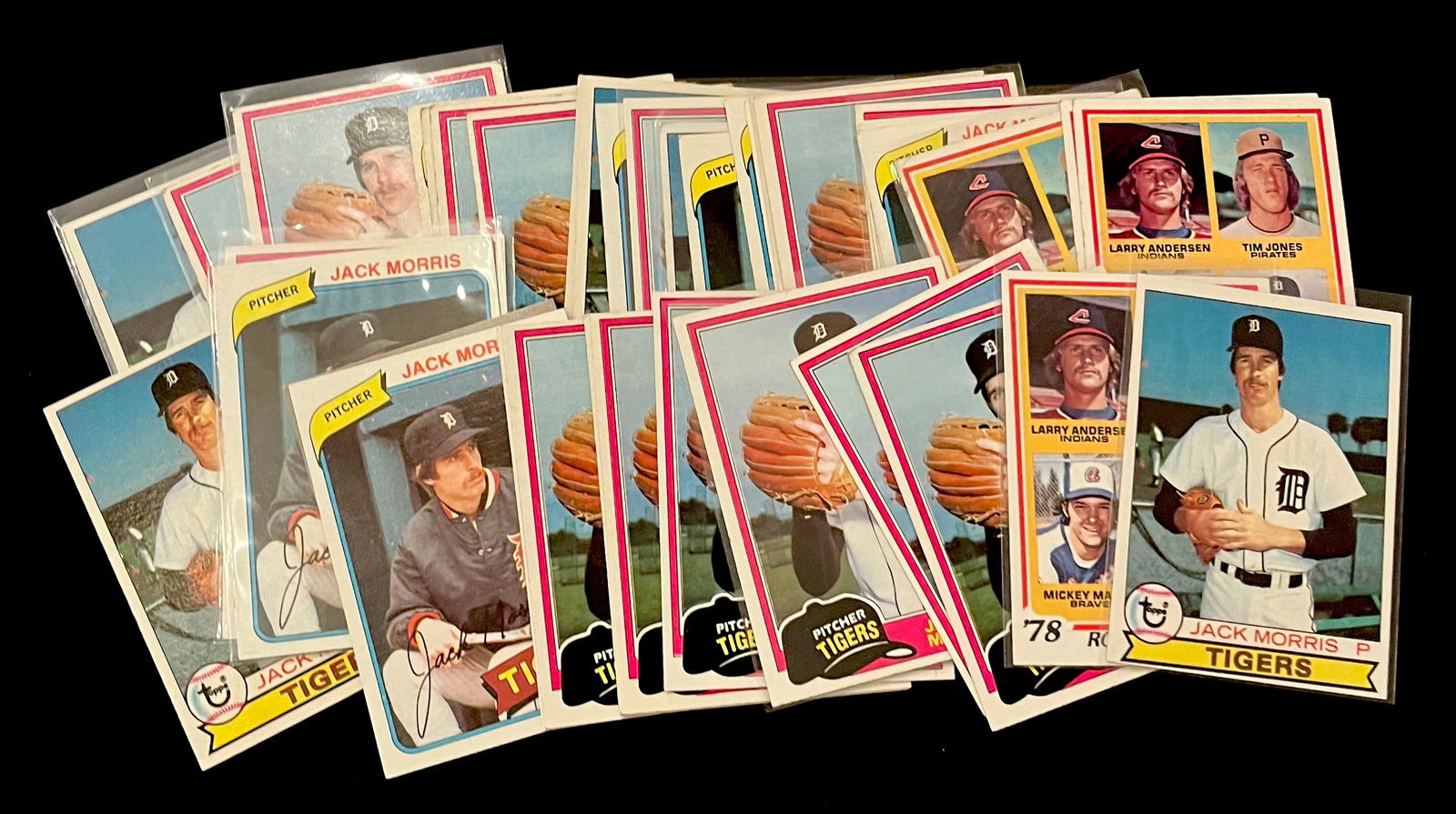 Jack Morris Vintage Baseball Card Lot. HOF / 5 x All-Star / 3 x World Series Champion / Detroit (1 of 5)