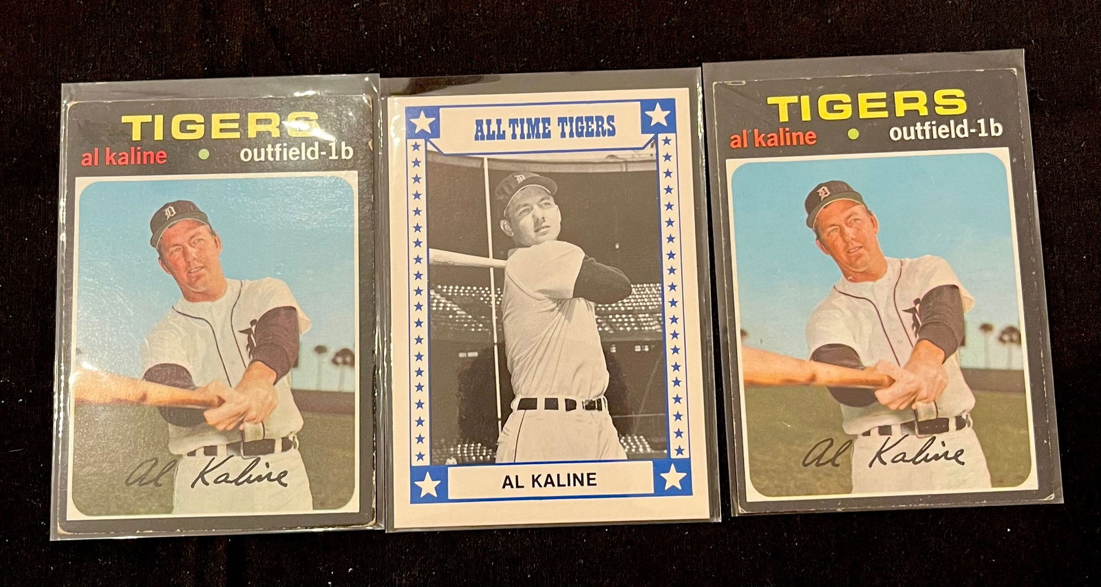 Al Kaline Vintage Baseball Card Lot. HOF / 18 x All-Star / World Series Champion / Detroit Tigers (1 of 3)