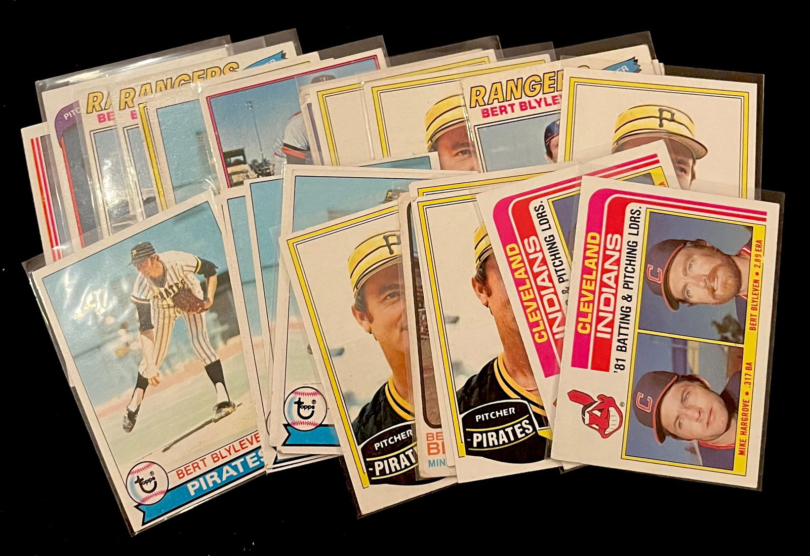 Bert Blyleven Vintage Baseball Card Lot. HOF / 2 x All-Star / 2 x World Series Champion / Minnesota (1 of 2)