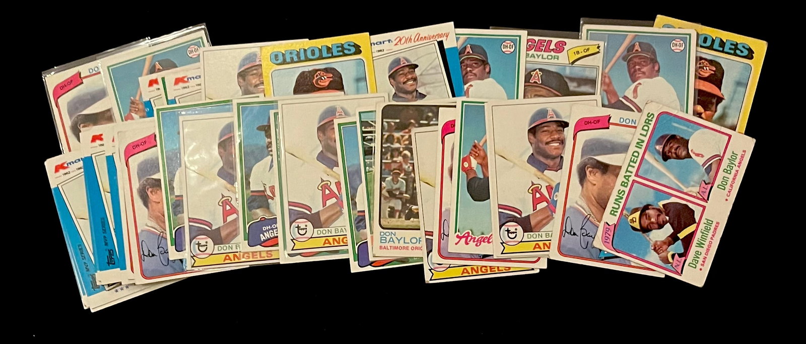 Don Baylor Vintage Baseball Card Lot. All-Star / World Series Champion / MVP / Angels HOF: Item: Don Baylor Vintage Baseball Card Lot. All-Star / World Series Champion / MVP / Angels HOF Please look at the pictures carefully to determine what you believe the condition of this collectible is