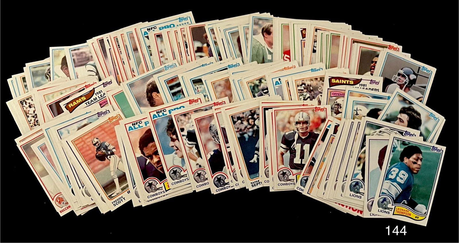 Early 1980's Topps Football Lot. Unsearched Approx. 200-300 Cards (1 of 2)