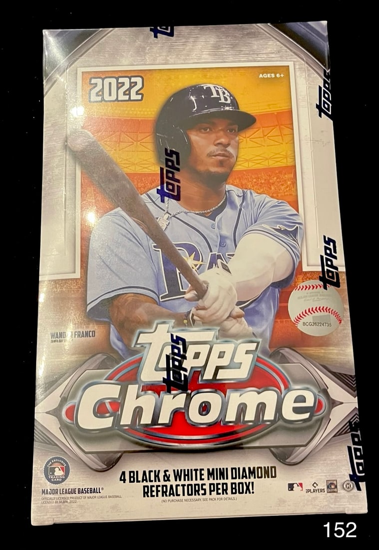 (1) Factory Sealed Un-Opened 2022 Topps Chrome Baseball Box (1 of 2)