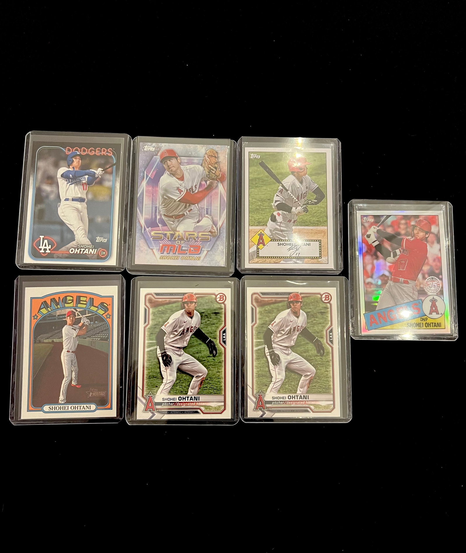 Shohei Ohtani Mixed Lot of Baseball Cards from Los Angeles Dodgers and Angels: Item: Shohei Ohtani Mixed Lot of Baseball Cards from Los Angeles Dodgers and Angels Please look at the pictures carefully to determine what you believe the condition of this collectible is. We are not