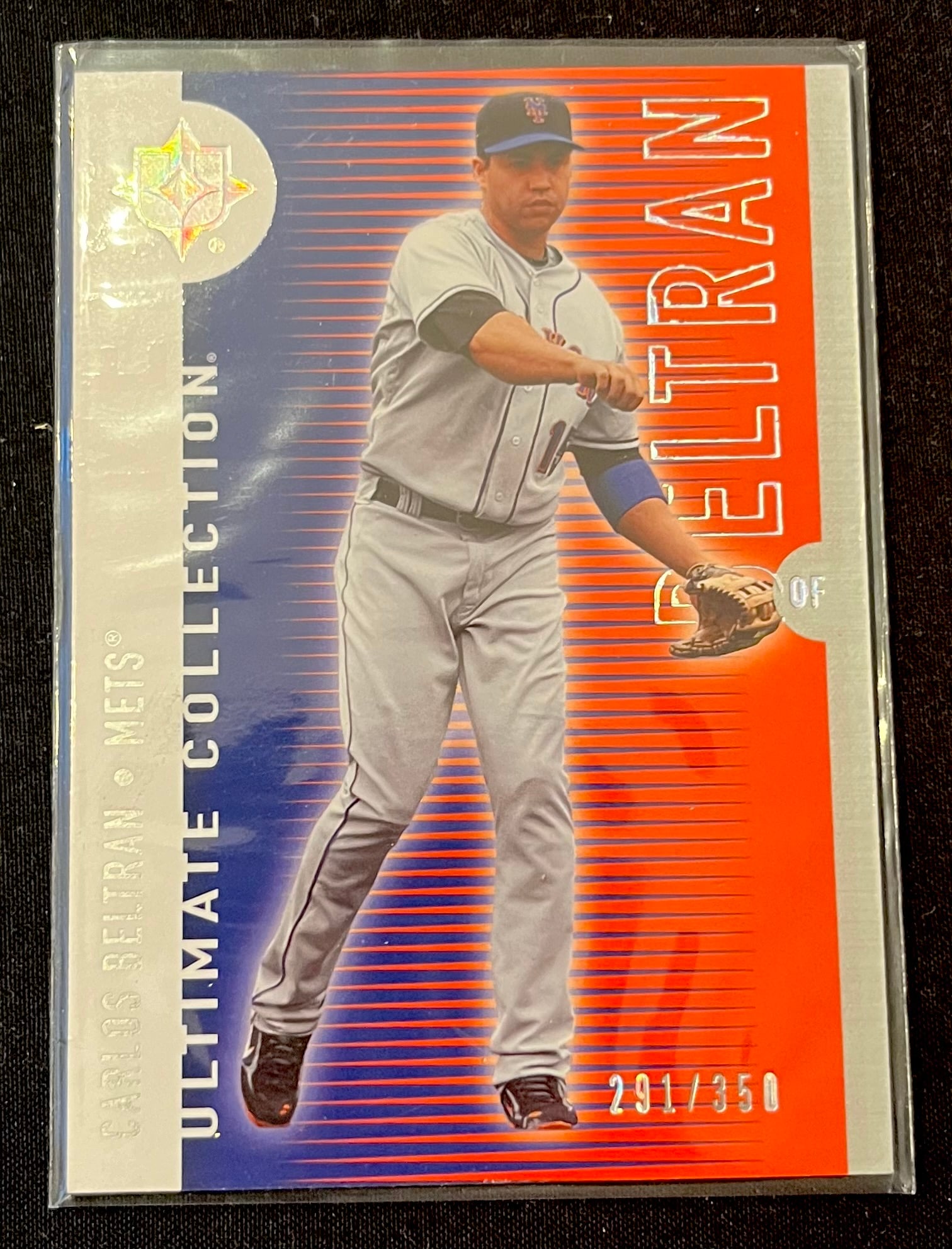 Carlos Beltran Upper Deck Insert Card Serial Number 291/350 (1 of 3)