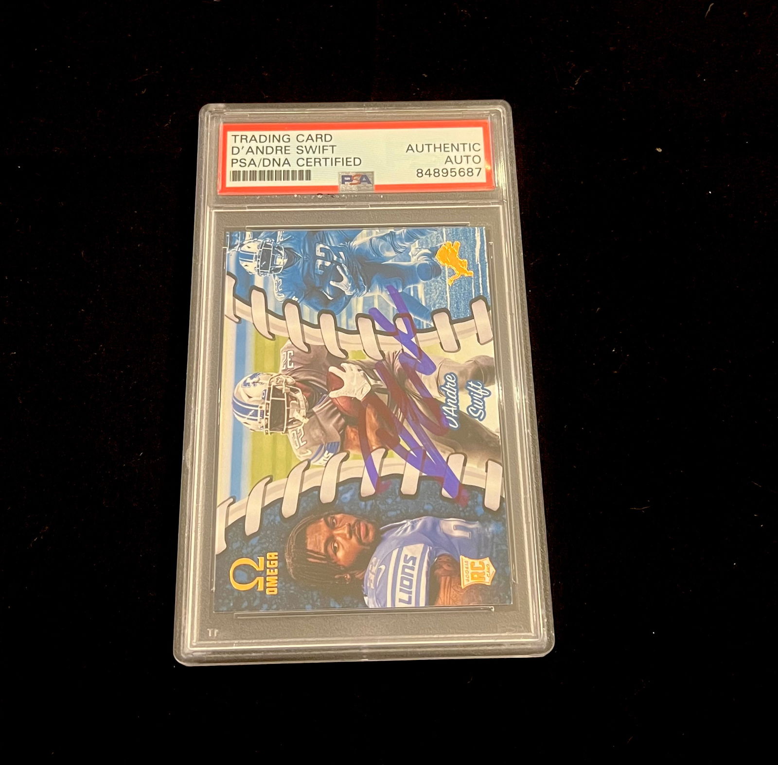 D'Andre Swift PSA Graded Authentic Certified Autograph Rookie Card (RC) (1 of 3)