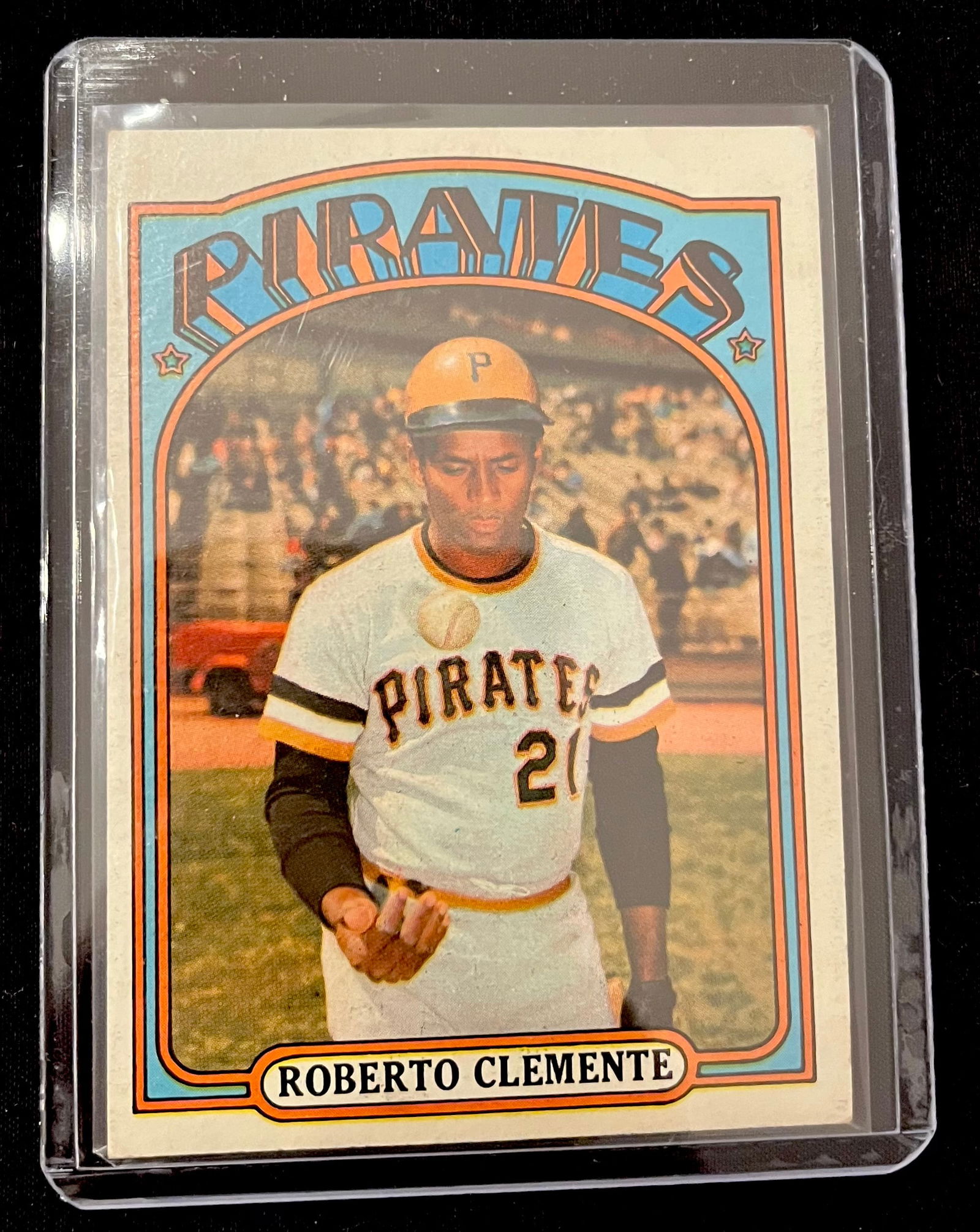 1972 Topps #309 Roberto Clemente Pittsburgh Pirates HOF (1 of 3)
