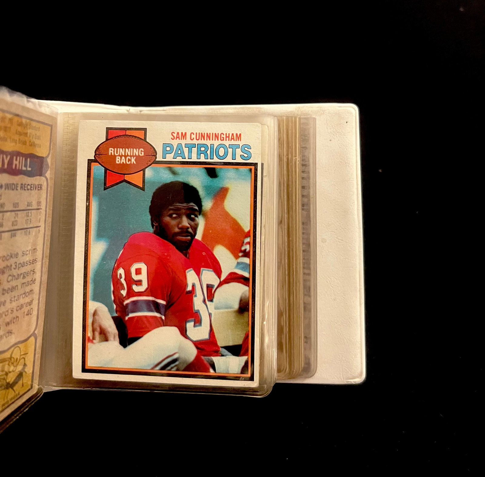 Small One Card Binder with Vintage HOF Players from All Sports. Including Wayne Gretzky / George: Item: Small One Card Binder with Vintage HOF Players from All Sports. Including Wayne Gretzky / George Brett / Terry Bradshaw Please look at the pictures carefully to determine what you believe the co