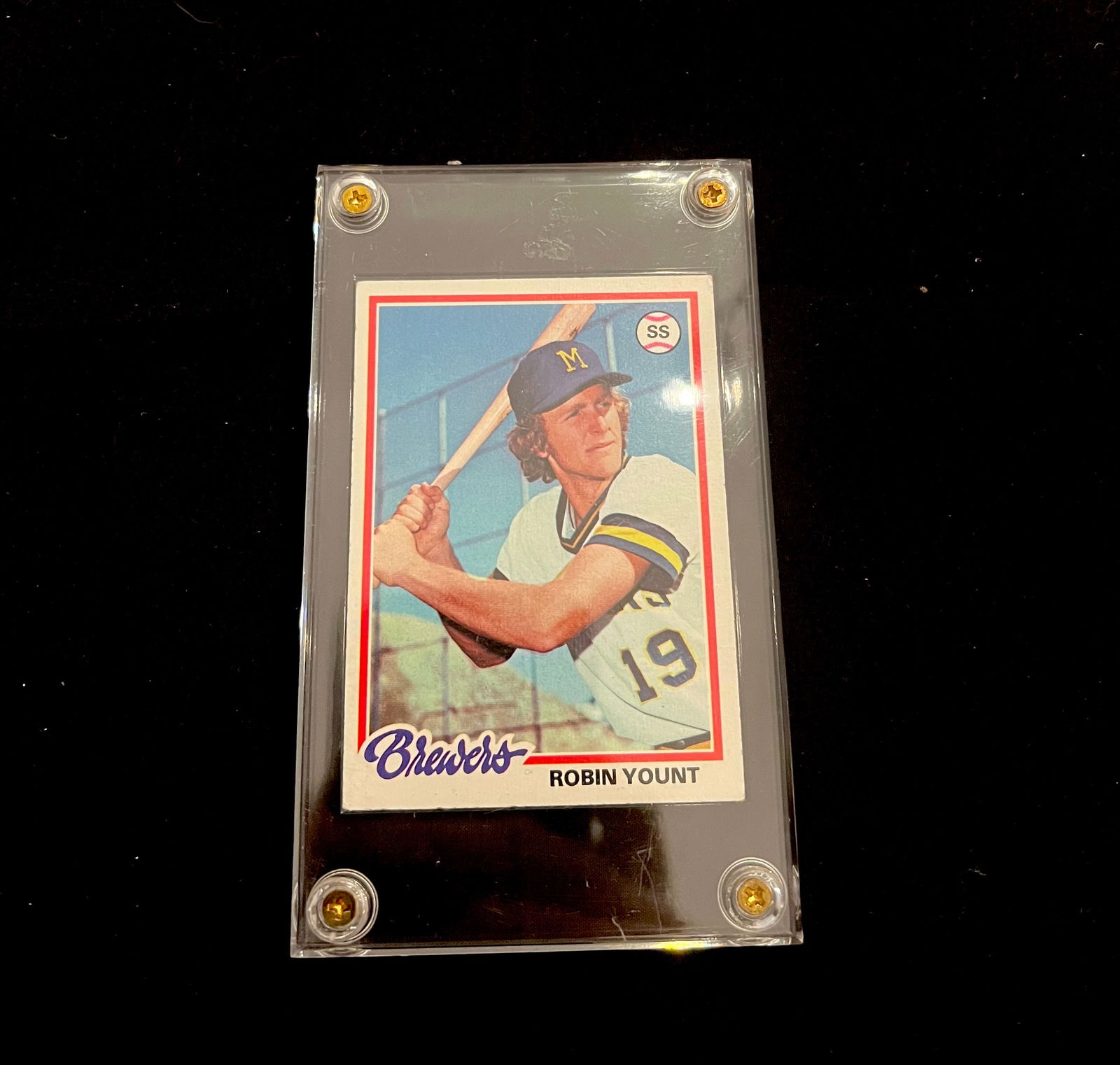 1978 Topps Baseball Card #173 Robin Yount - Milwaukee Brewers Hall of Fame (1 of 3)