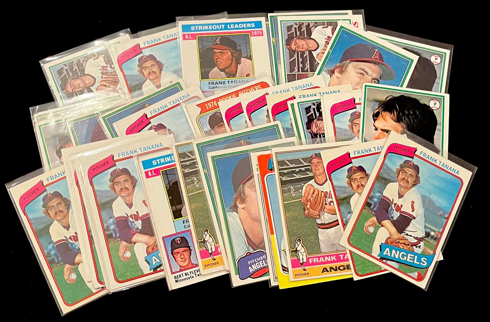 Frank Tanana Vintage Baseball Card Lot: 3 x All-Star / AL ERA Leader / MLB Strikeout Leader: Item: Frank Tanana Vintage Baseball Card Lot: 3 x All-Star / AL ERA Leader / MLB Strikeout Leader Please look at the pictures carefully to determine what you believe the condition of this collectible 