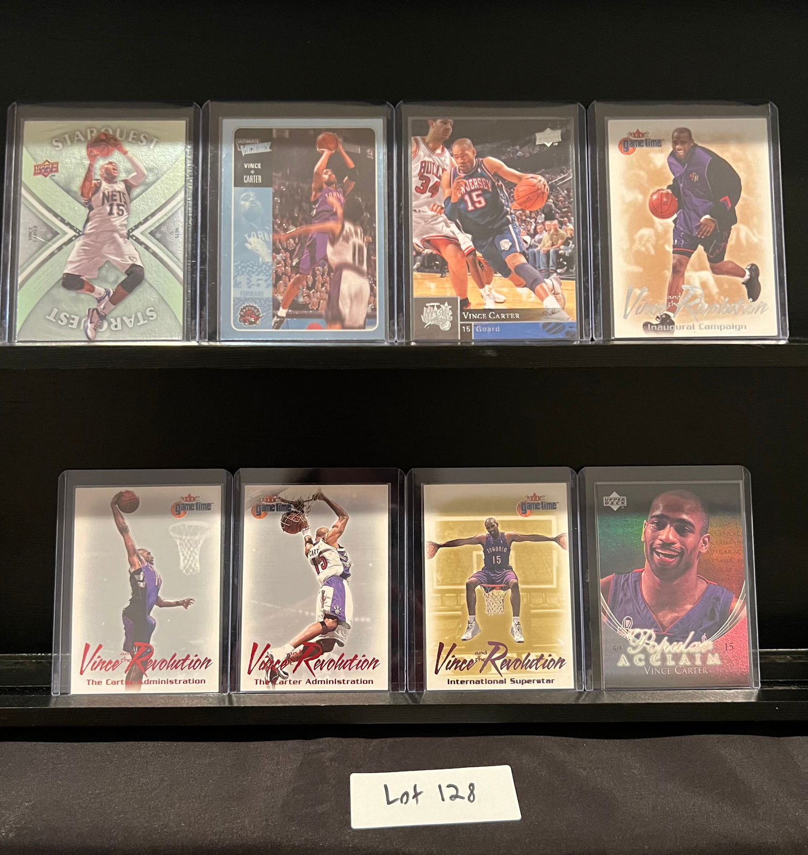 Vince Carter (13) Rookie Card Basketball Card Lot Including Inserts (1 of 4)