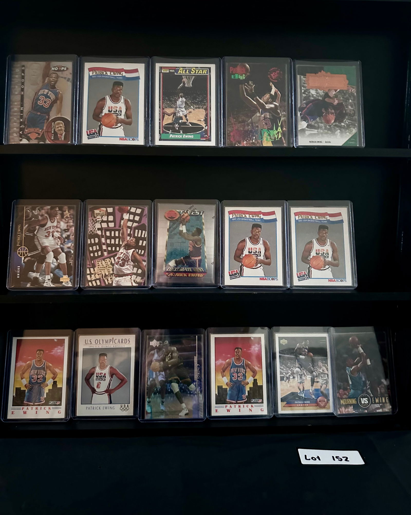 Patrick Ewing (16) Card Basketball Card Lot. Including Inserts (1 of 7)