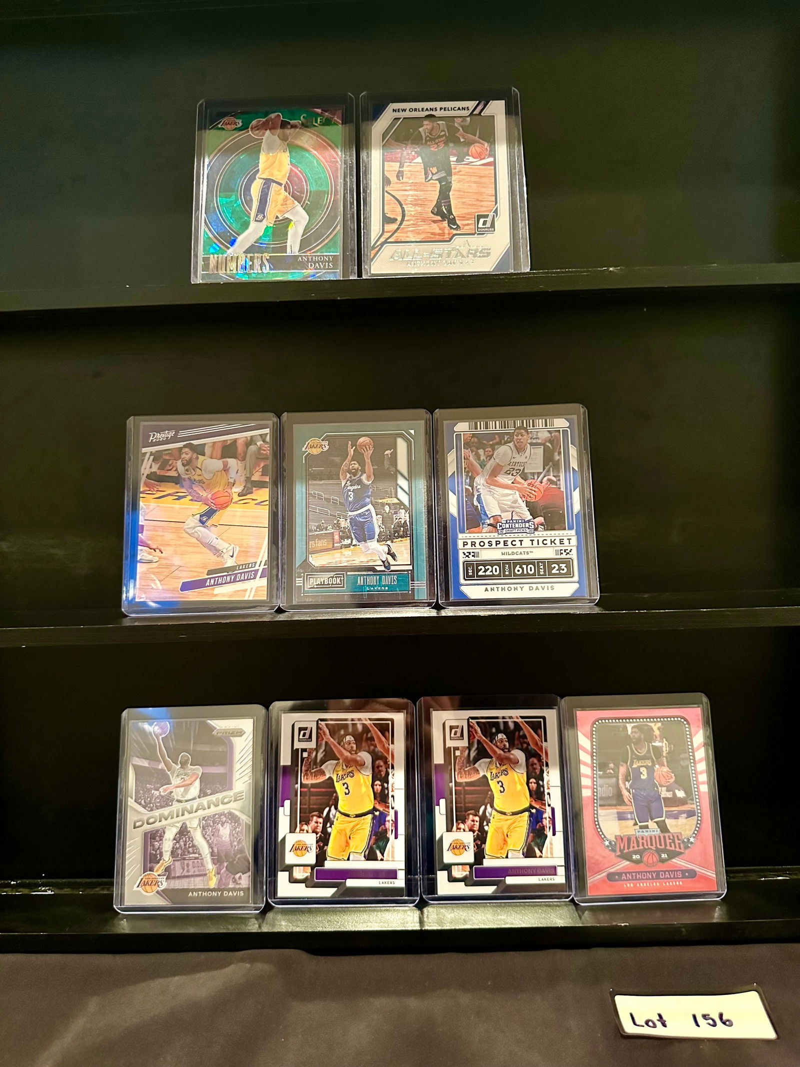 Anthony Davis (9) Card Basketball Card Lot. Including Inserts (1 of 8)