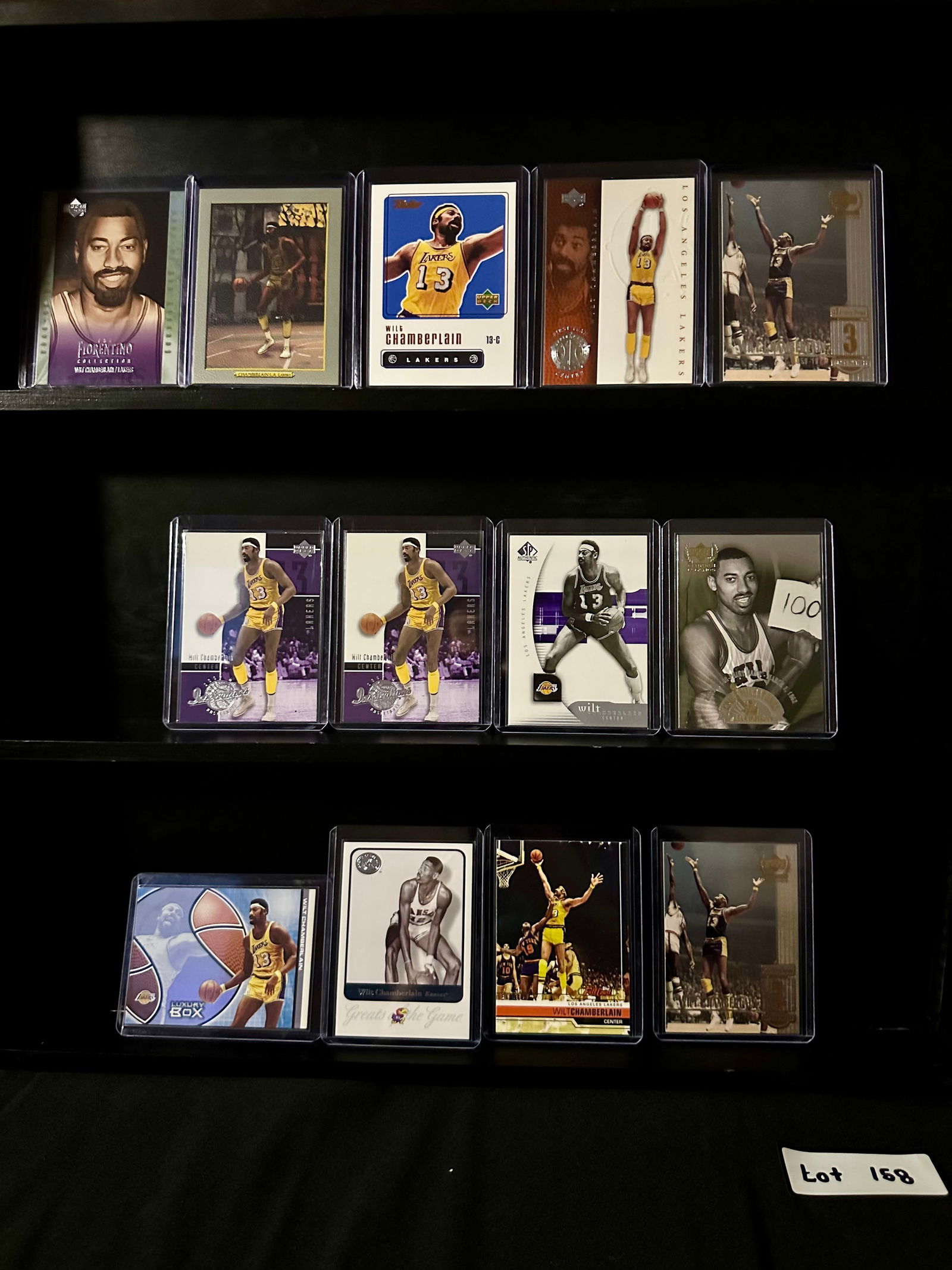 Wilt Chamberlain (13) Card Basketball Card Lot. Including Inserts (1 of 6)