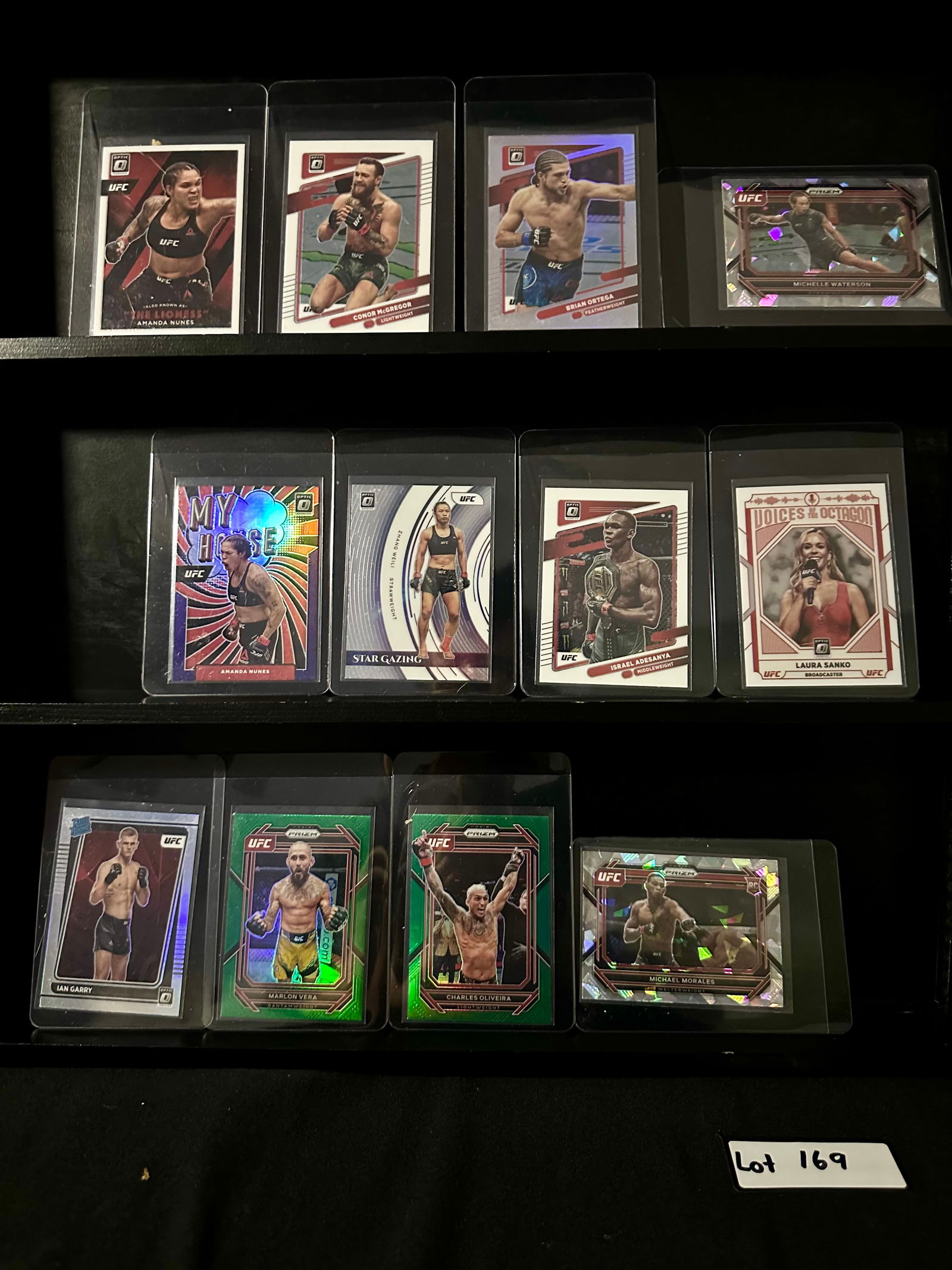 UFC Insert Lot Cards (12) Total Including Israel Adesanya / Prizms / Rookies (1 of 6)