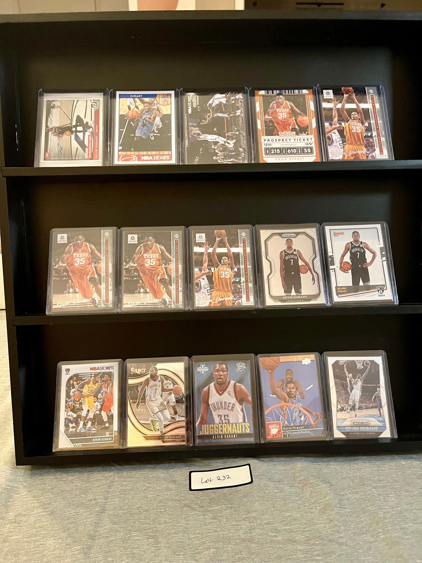 Kevin Durant (15) Basketball Card Lot: Item: Kevin Durant (15) Basketball Card Lot Please look at the pictures carefully to determine what you believe the condition of this collectible is. We are not professional authenticators, and the co