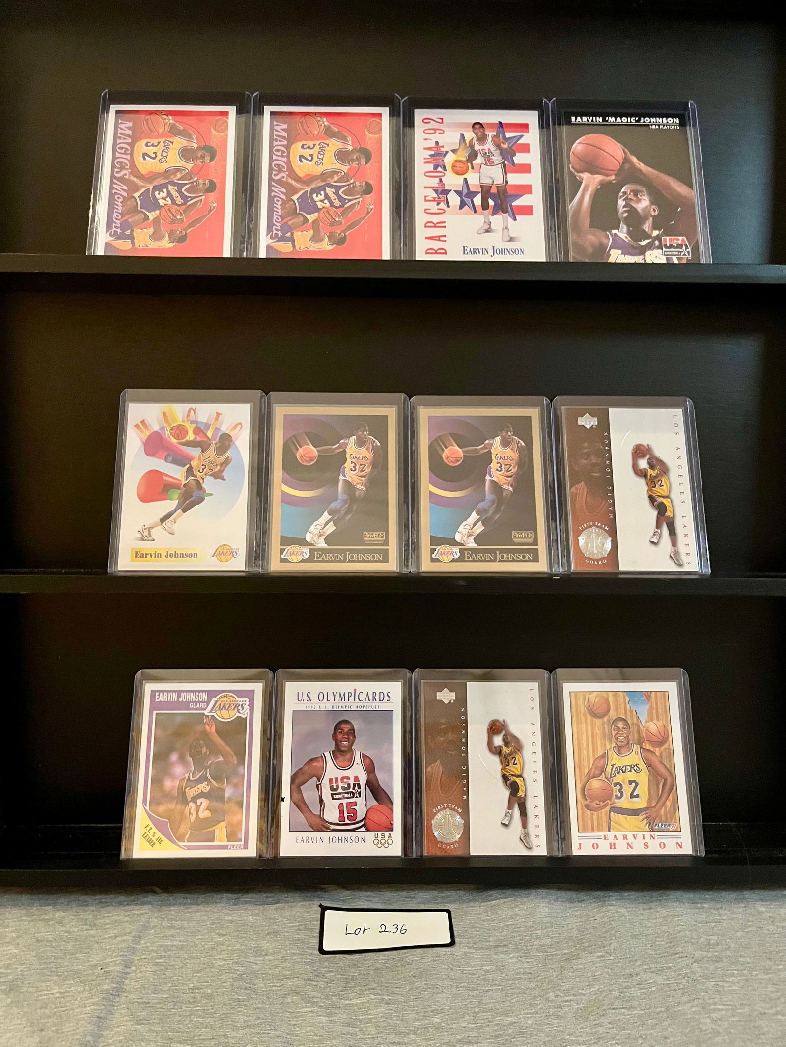 Magic Johnson (27) Basketball Card Lot Including Inserts (1 of 4)
